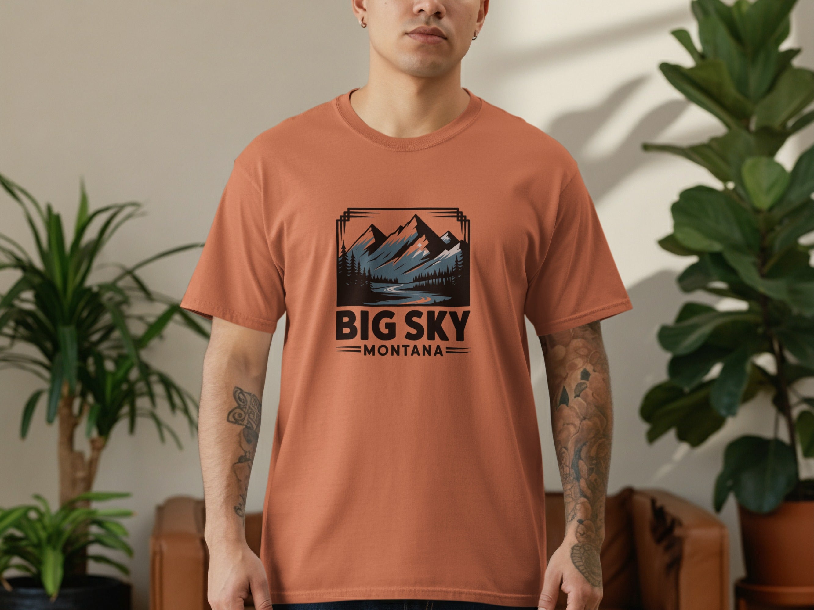 Big Sky Montana Graphic Printed Shirt product
