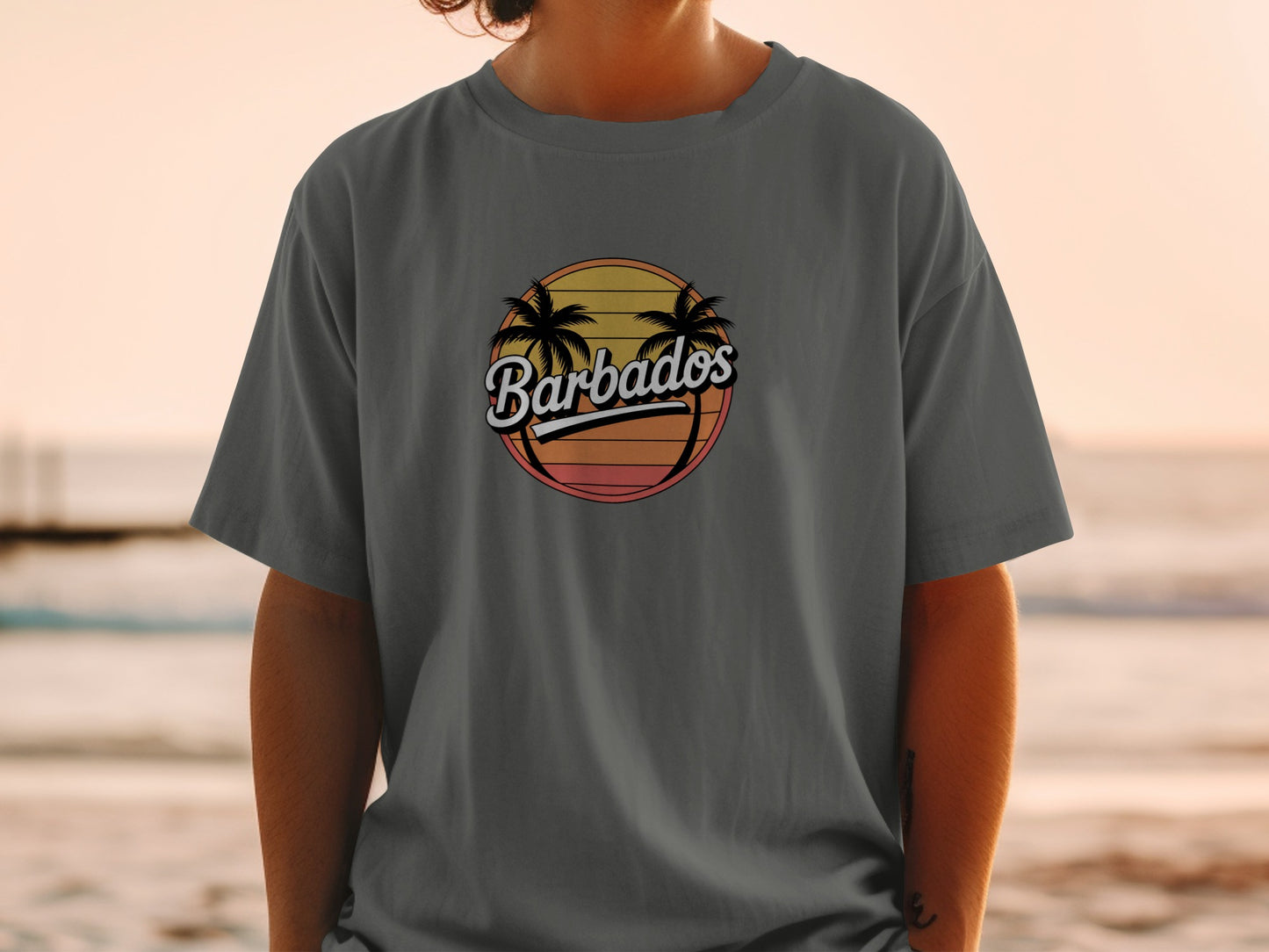 Barbados Sunset Graphic Tee Shirt product type