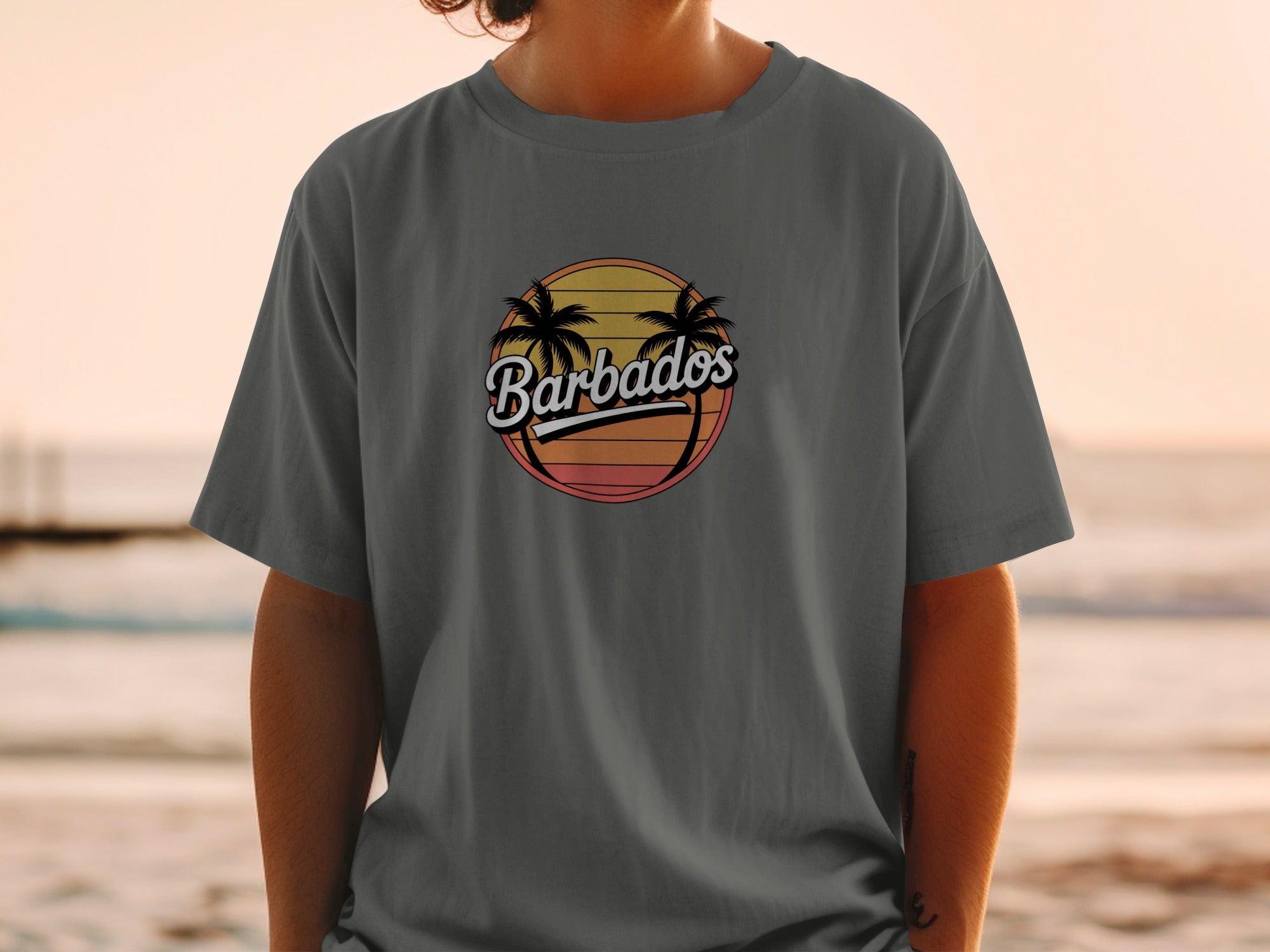 Barbados Sunset Graphic Tee Shirt product type