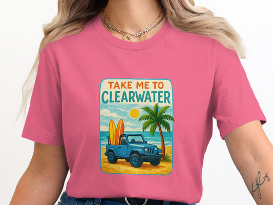 Take Me To Clearwater Beach Vacation T-shirt product
