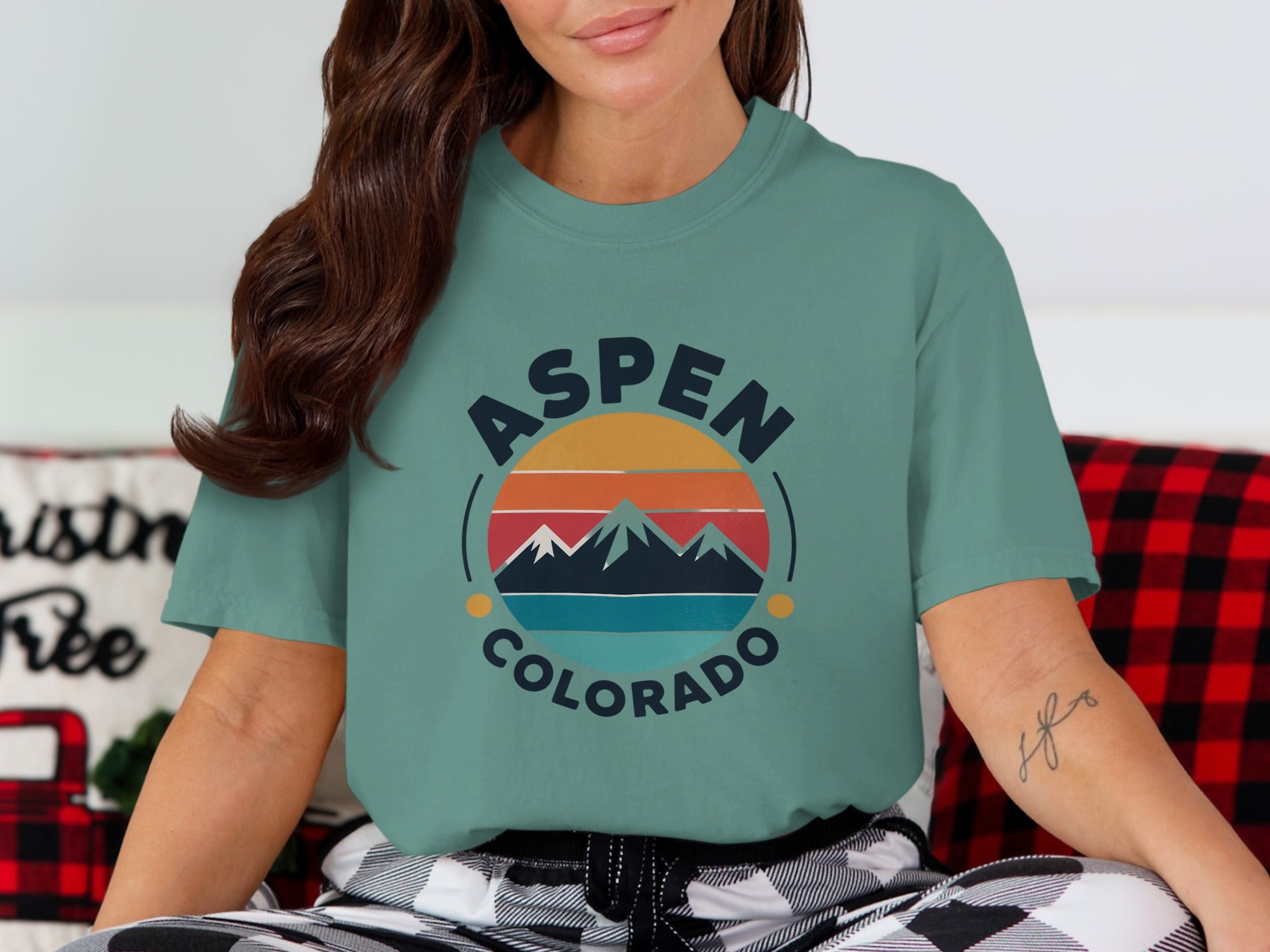 Aspen Colorado Graphic Tee for Casual Wear Shirt product type
