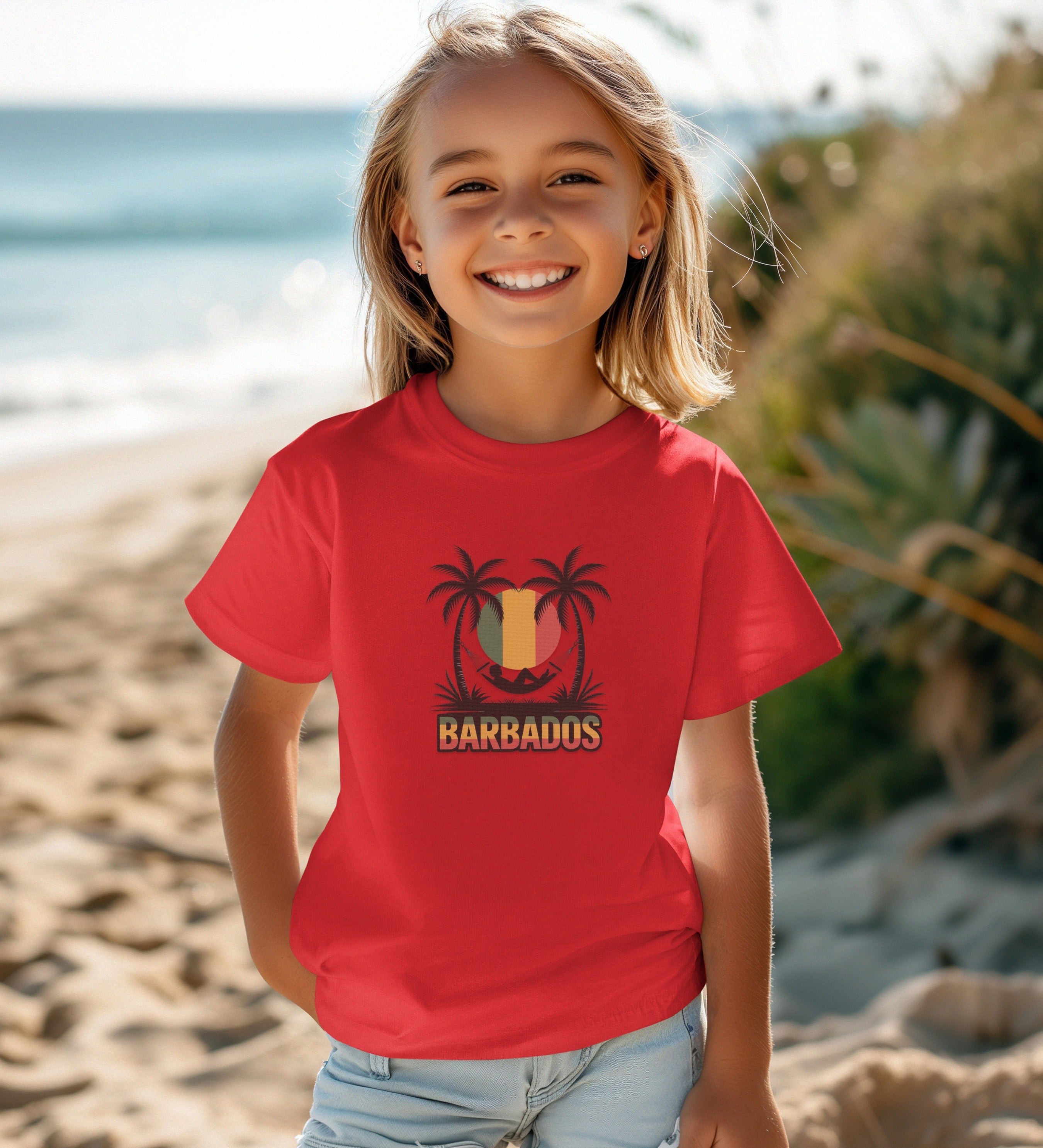 Barbados Beach Vacation Kids T-shirt Product