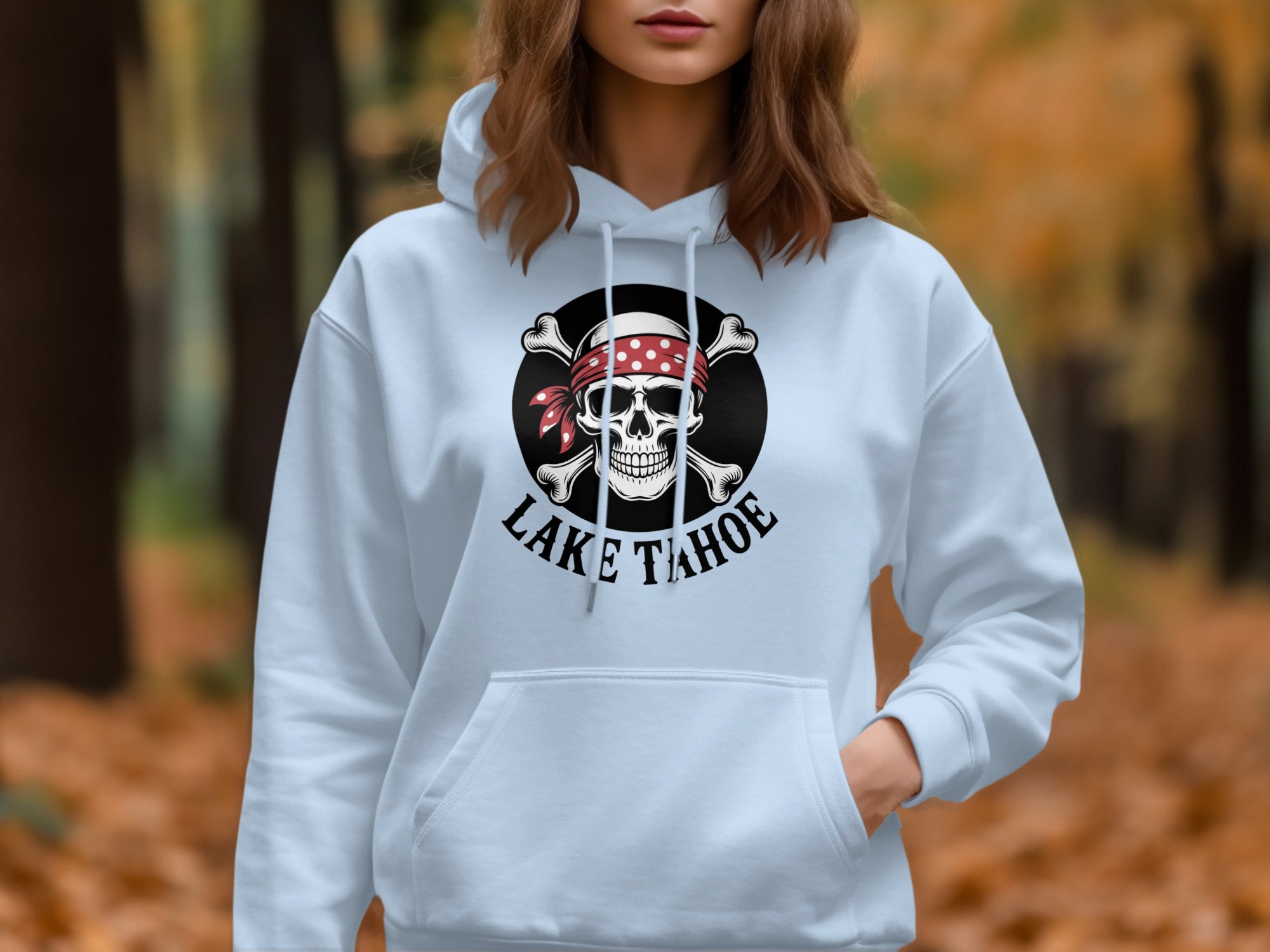 Lake Tahoe Skull and Bones Hoodie product type