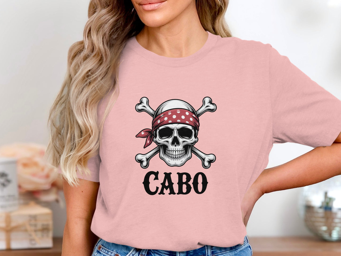 Skull and Crossbones Design CABO T-Shirt product
