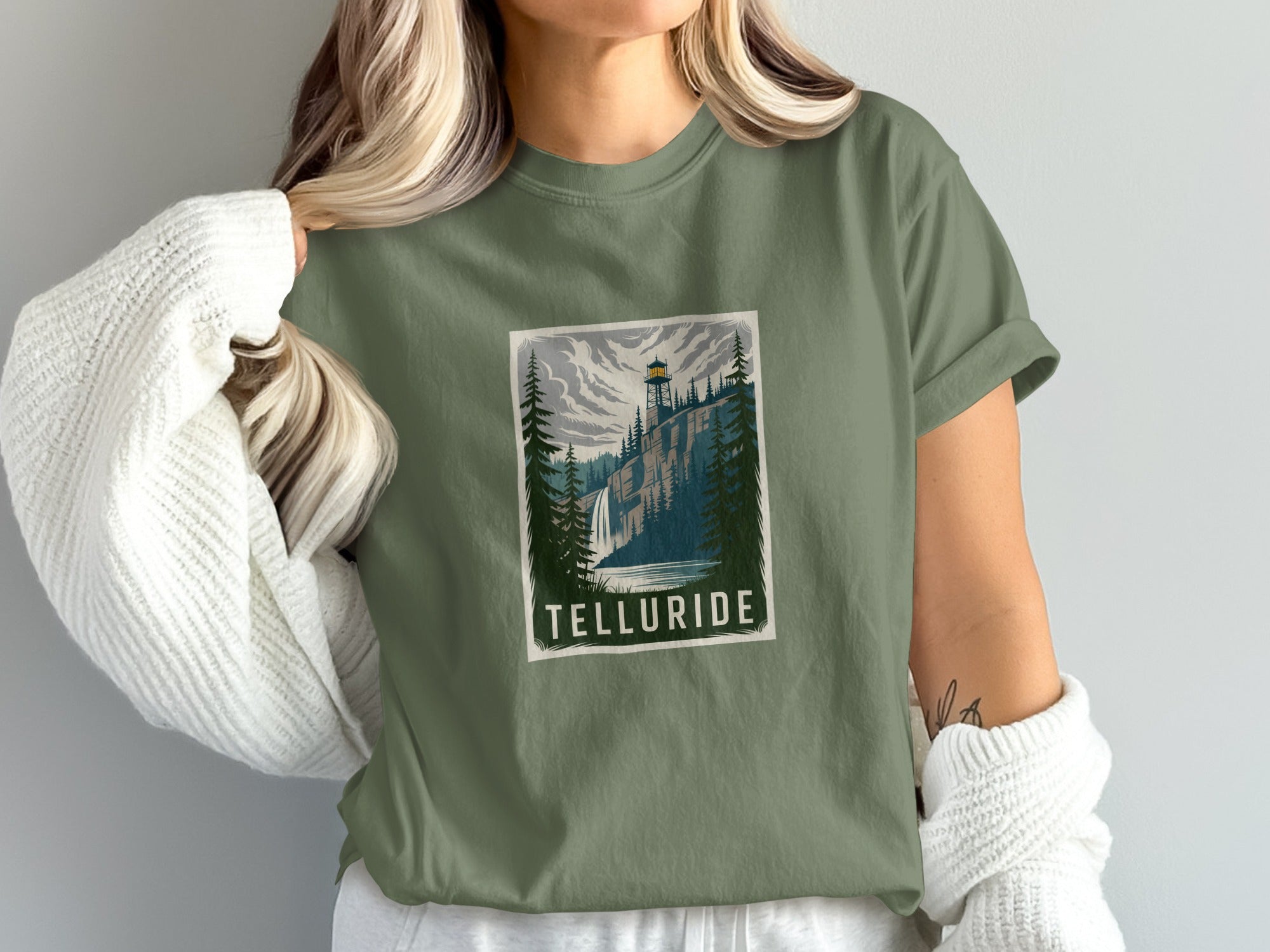 Telluride Scenic Landscape Graphic Tee product type