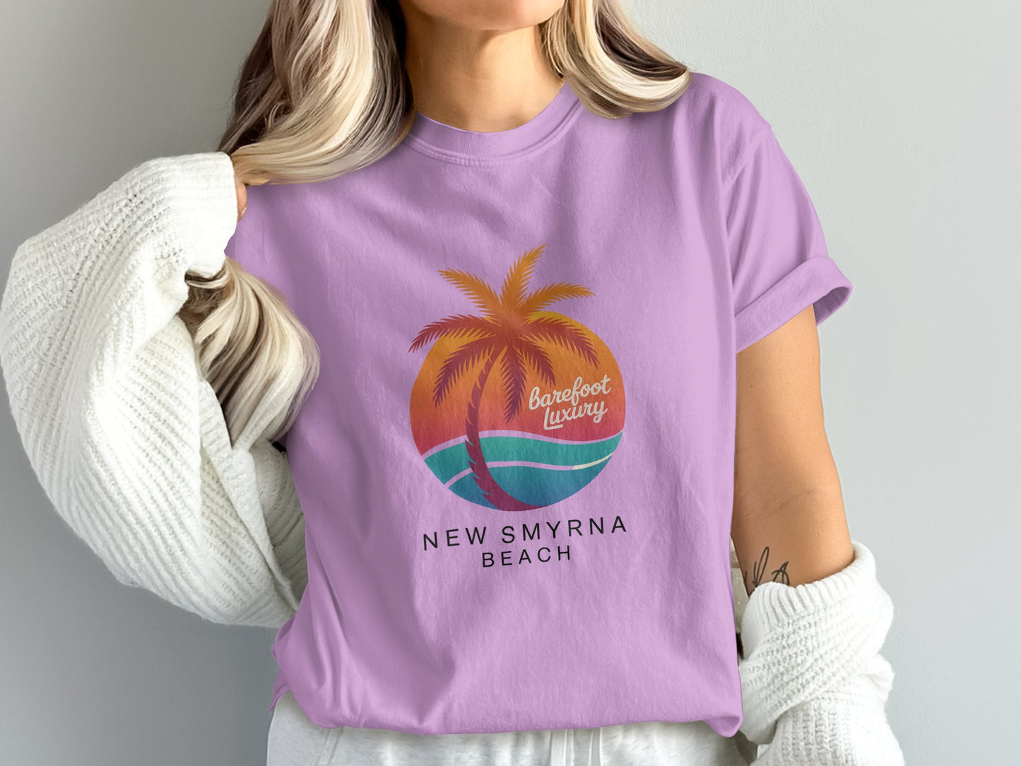 New Smyrna Beach Barefoot Luxury Graphic Shirt product