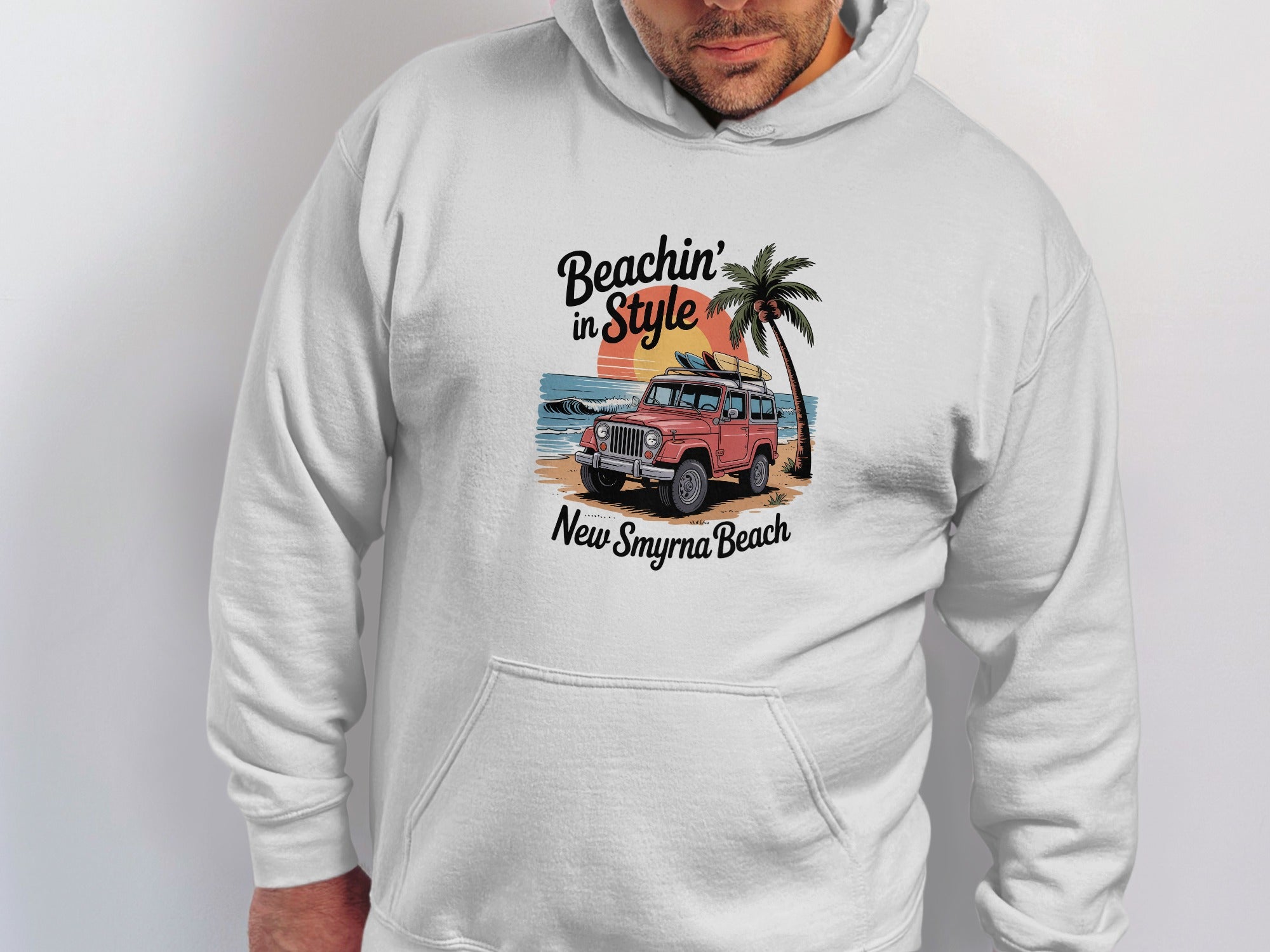 Beachin In Style New Smyrna Beach Hoodie product