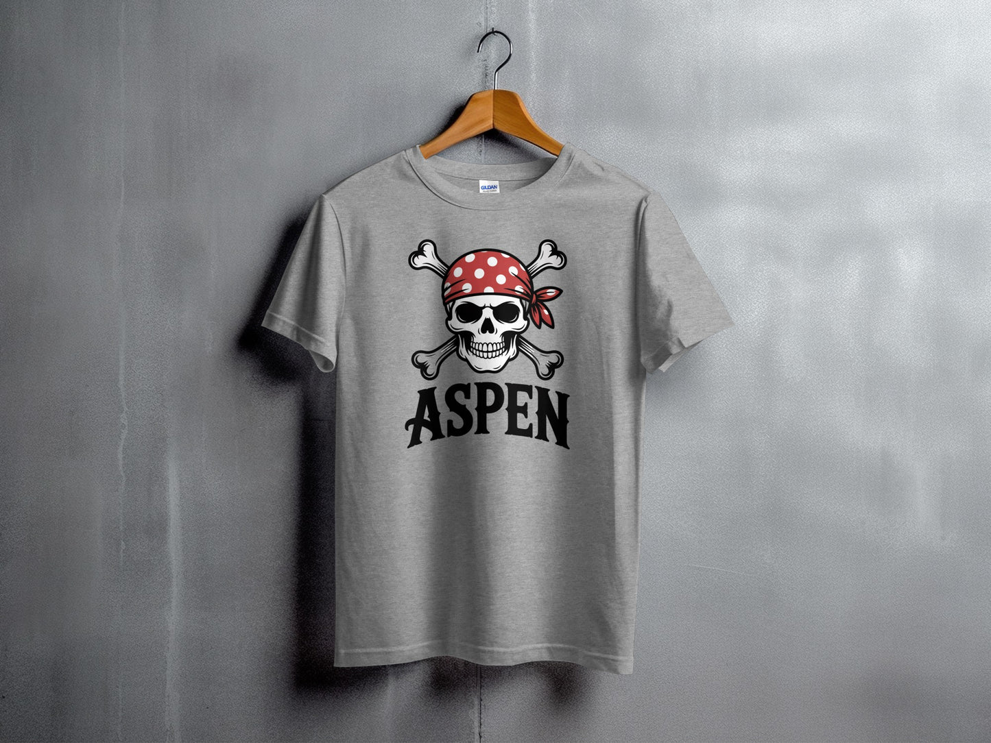 Aspen Skull and Crossbones Graphic T-Shirt product