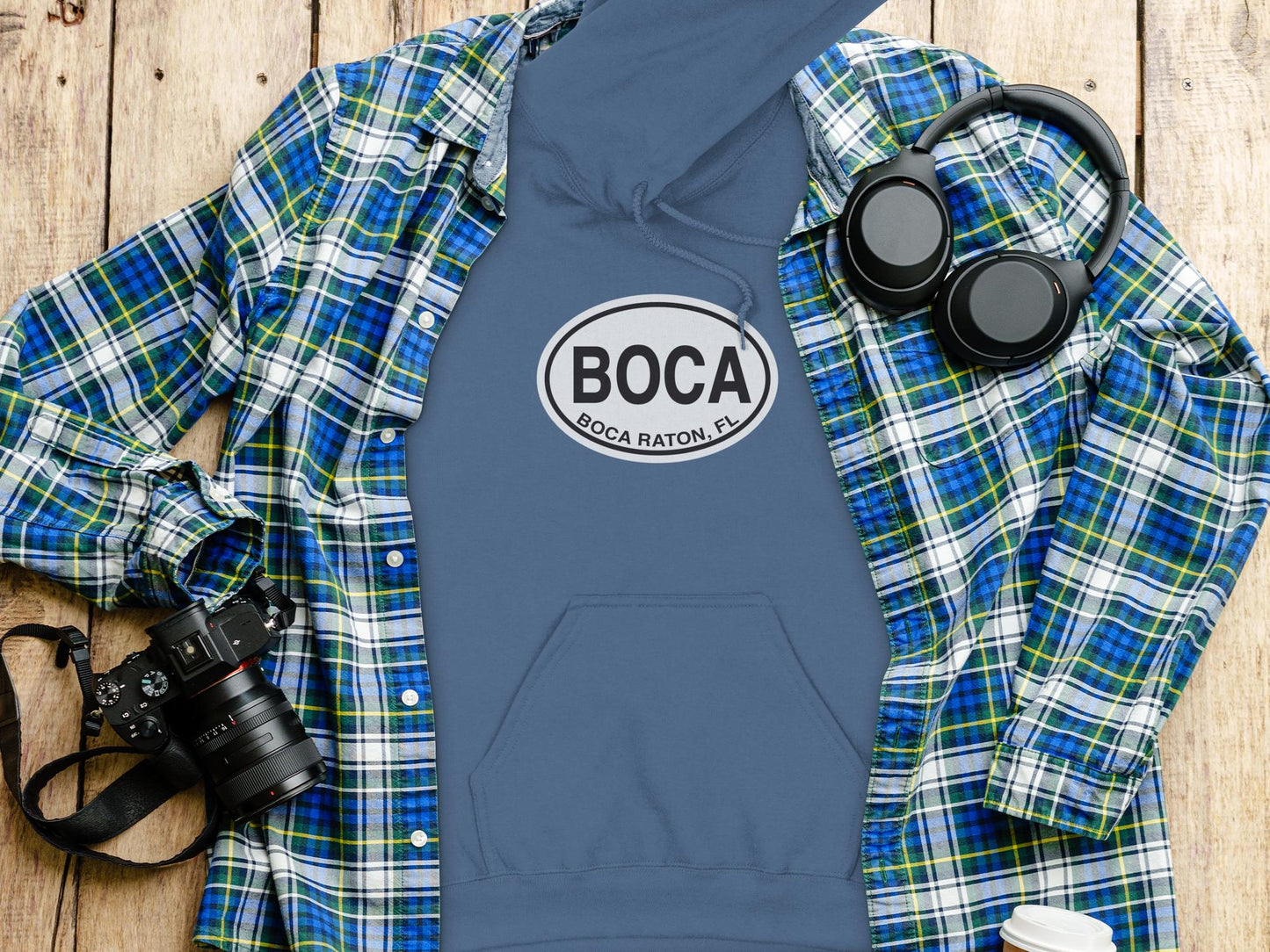 Boca Raton Mens Vacation Travel Hoodie Gift Souvenir 6