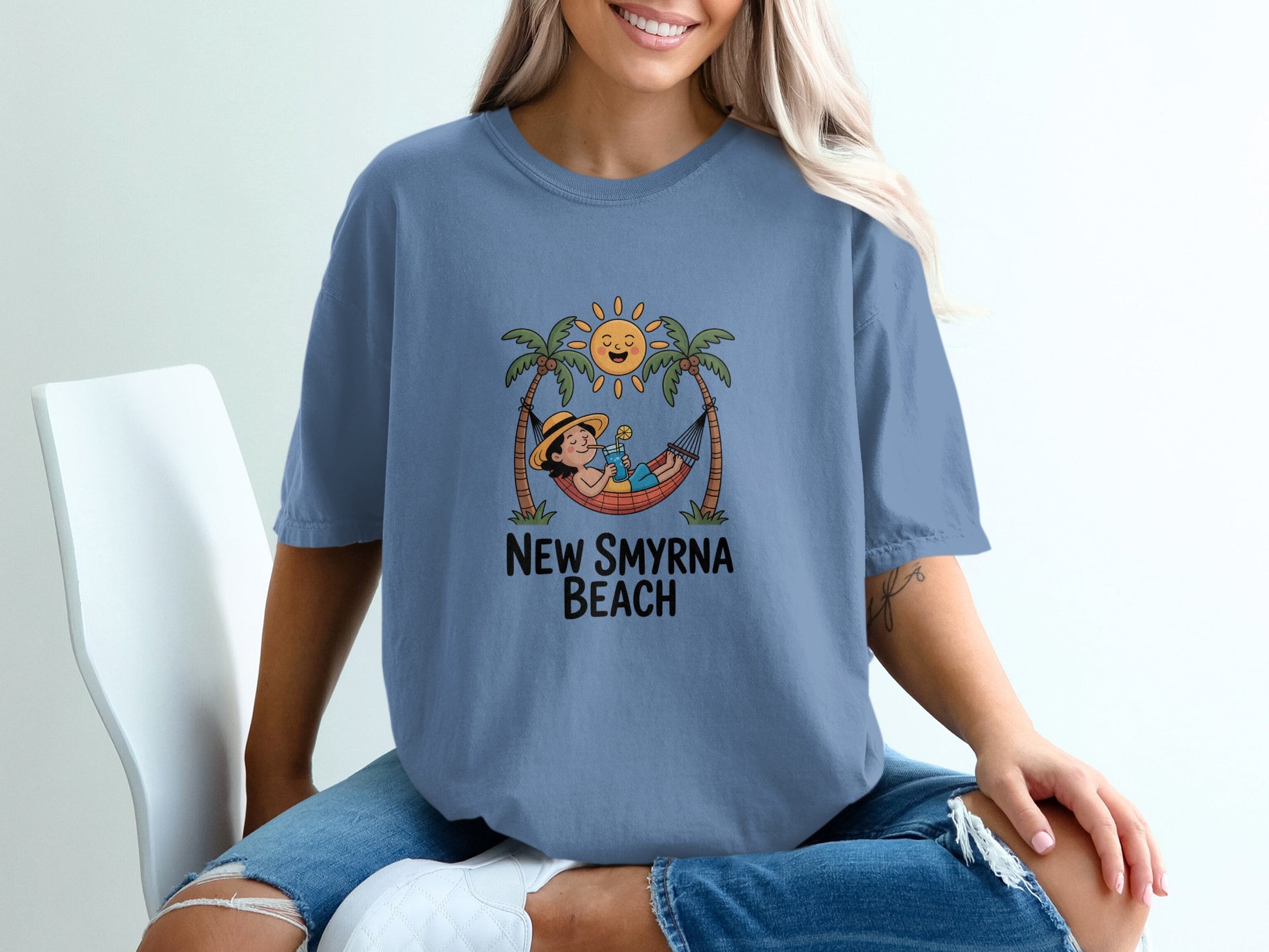New Smyrna Beach Graphic Tee for Casual Wear Tshirt product