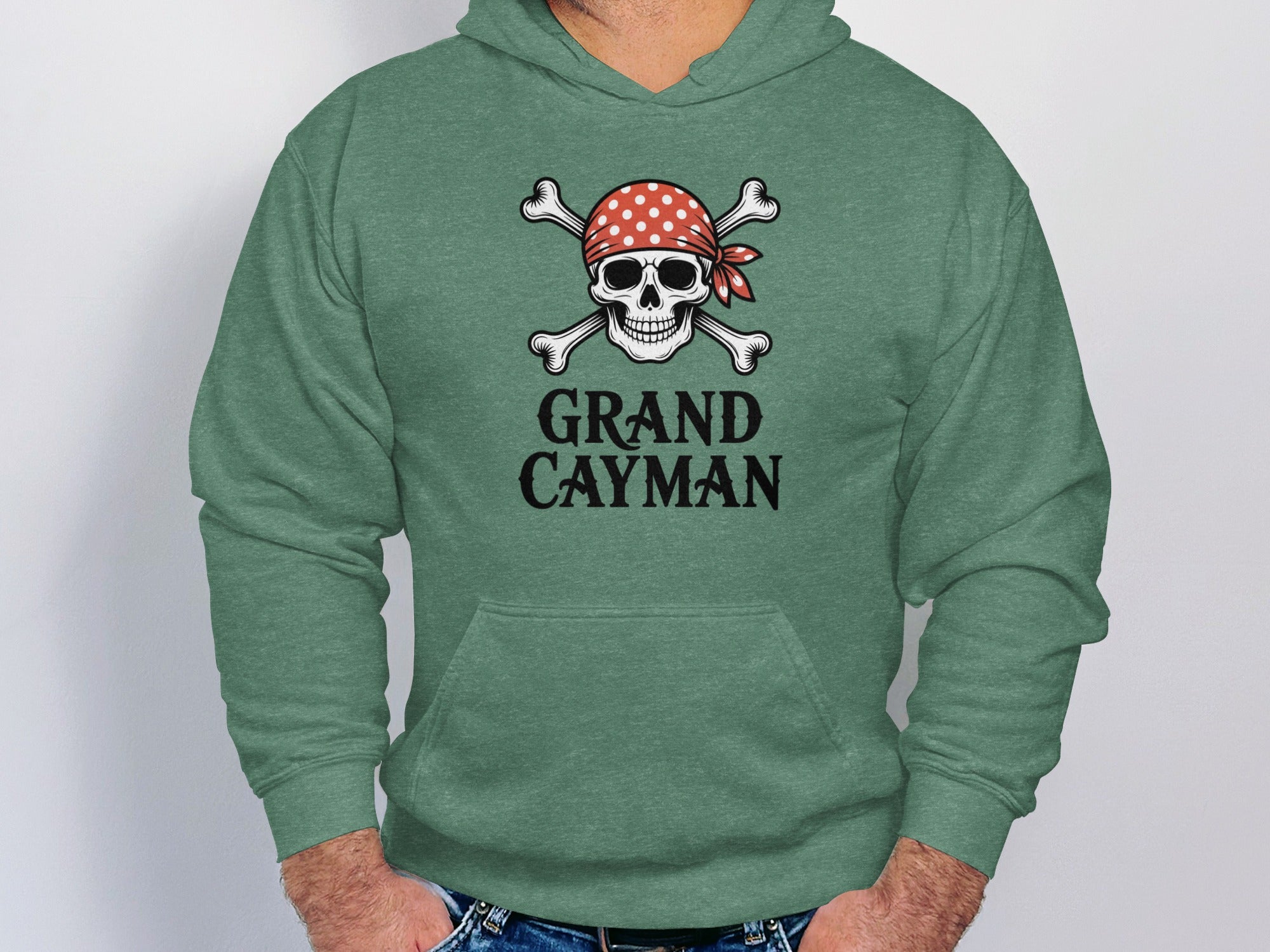 Grand Cayman Pirate Skull Hoodie Fashion Apparel product