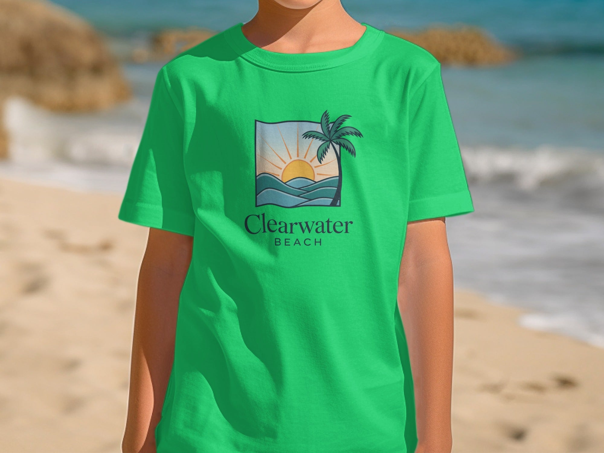 Clearwater Beach Illustration T-shirt product