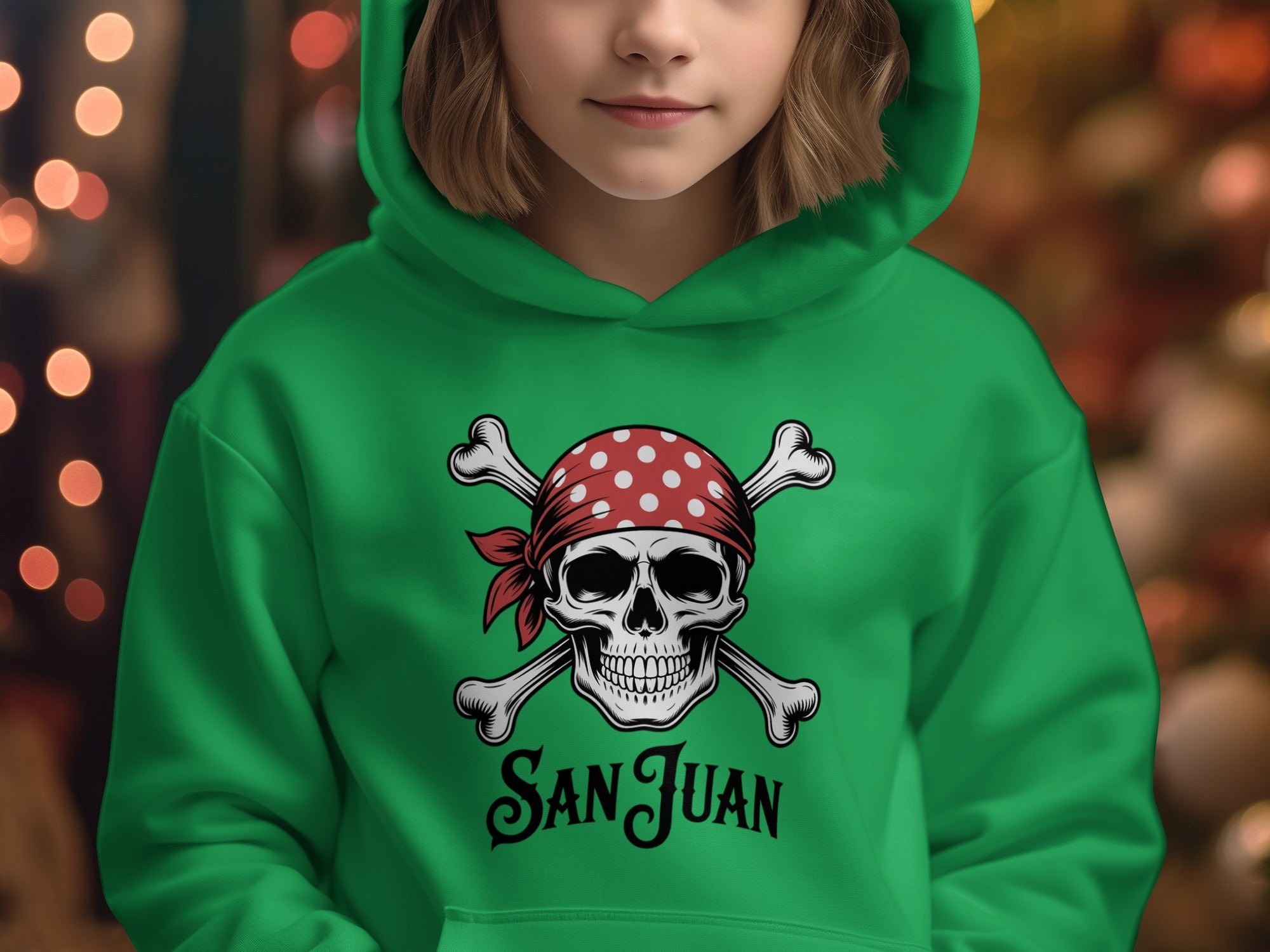 San Juan Pirate Skull and Crossbones Hoodie product