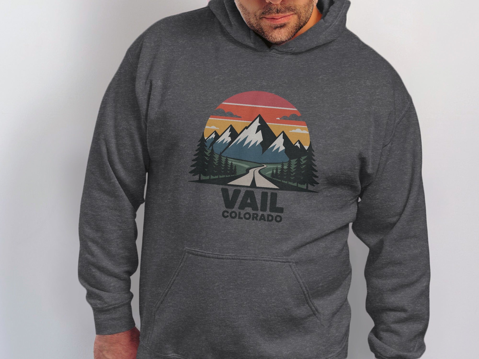 Vail Colorado Scenic Mountain Hoodie Sweatshirt product