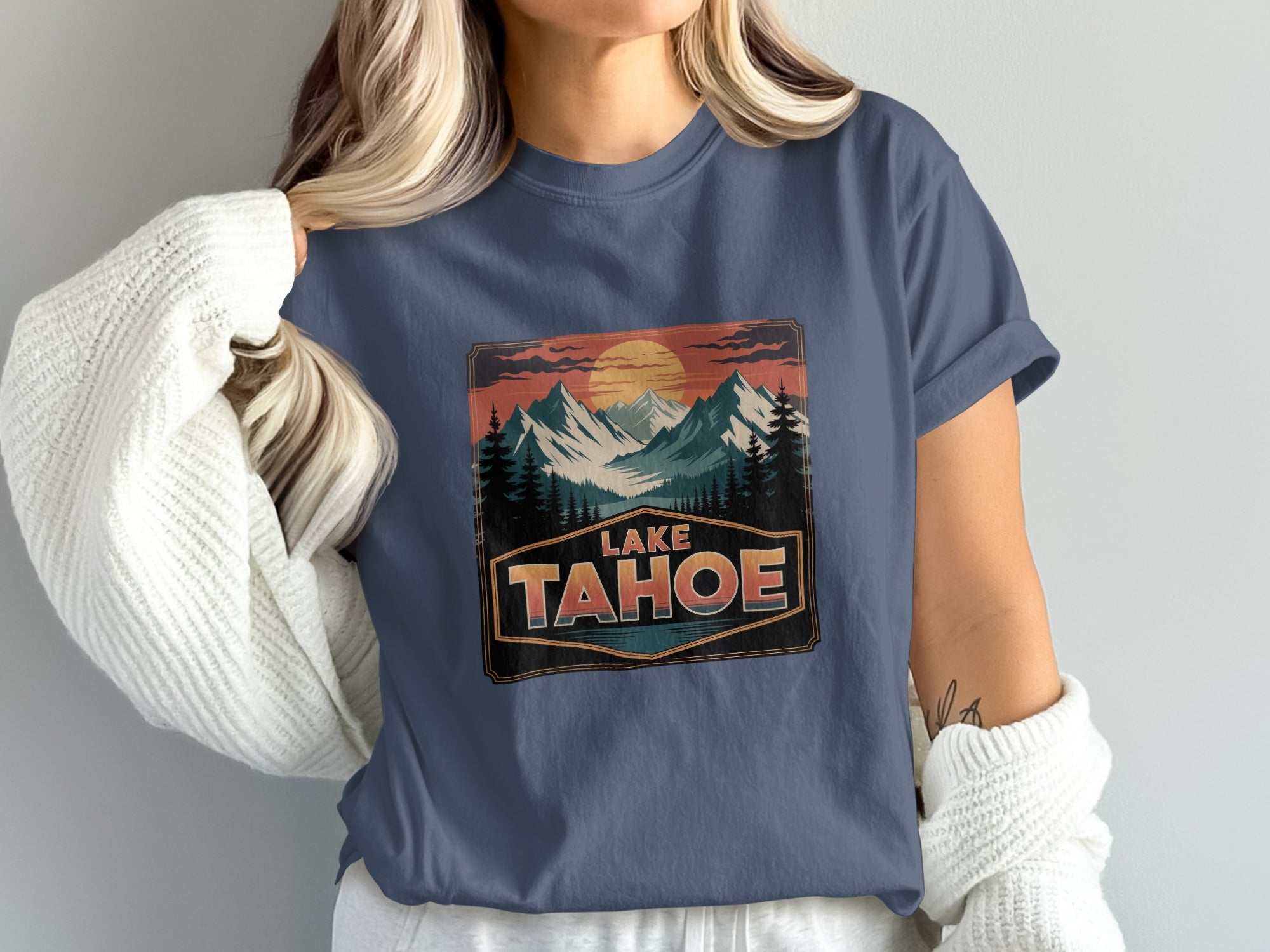 Relaxed fit Lake Tahoe design T-shirt product type