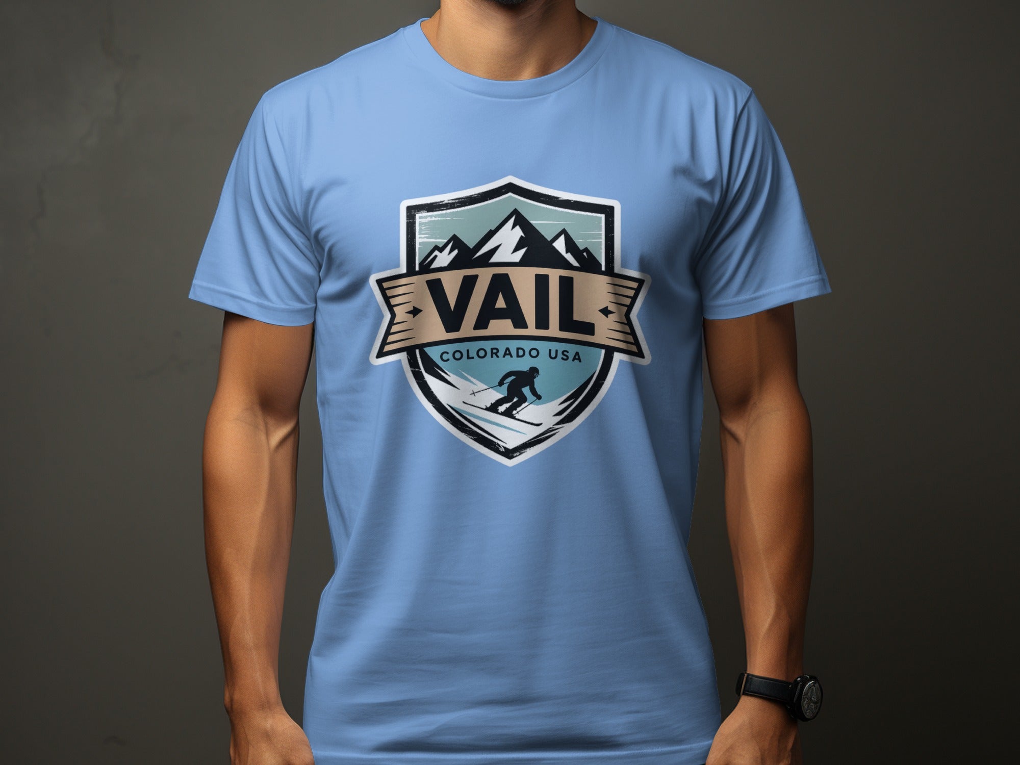 Vail Colorado USA Skiing Mountain Adventure T-shirt product