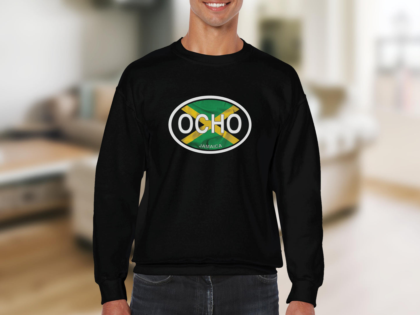 Ocho Rios Mens Sweatshirt Black