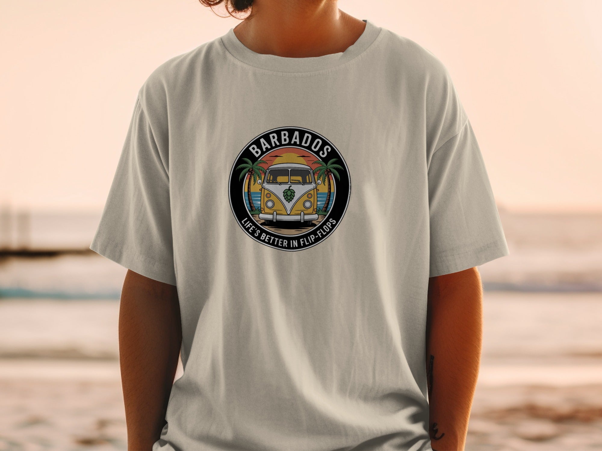 Barbados Life's Better in Flip-Flops T-shirt product