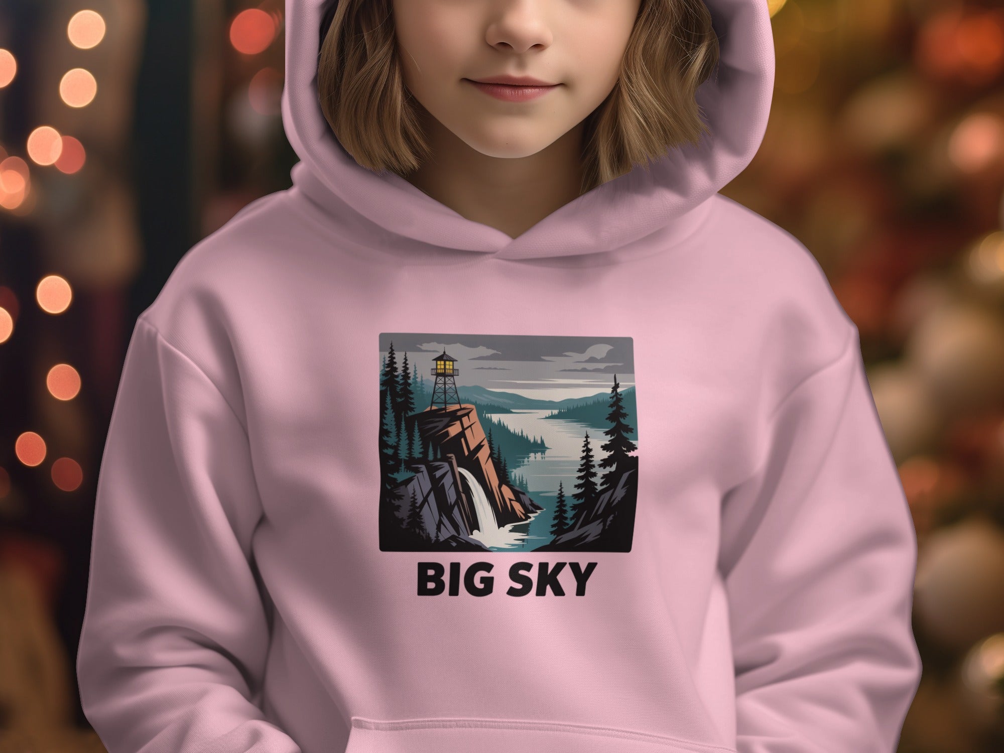 Big Sky Scenic Landscape Hoodie