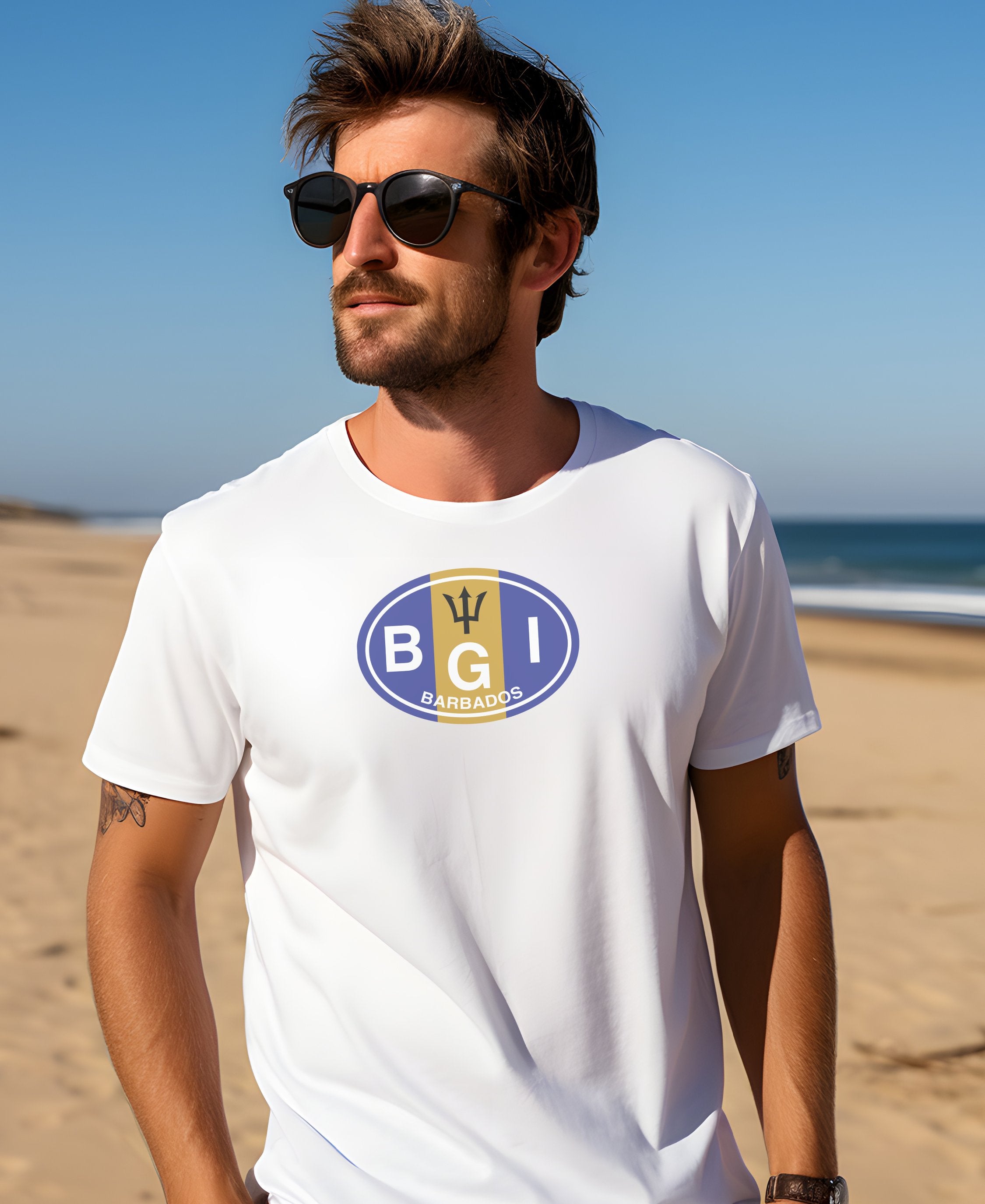 Barbados Mens T-Shirt – Bold Look for the Barbados Reggae Festival
