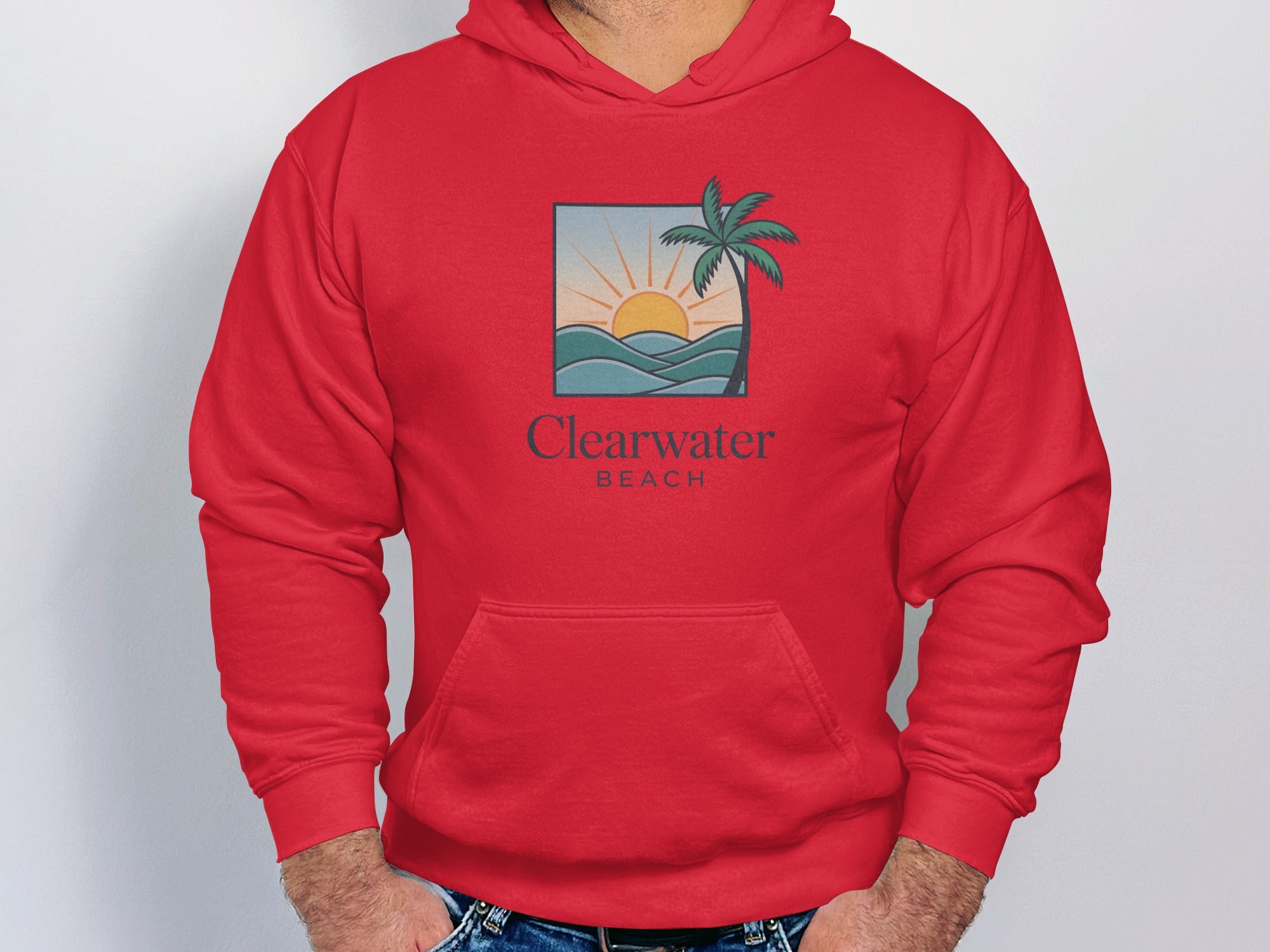 Clearwater Beach Sunset Design Hoodie product type