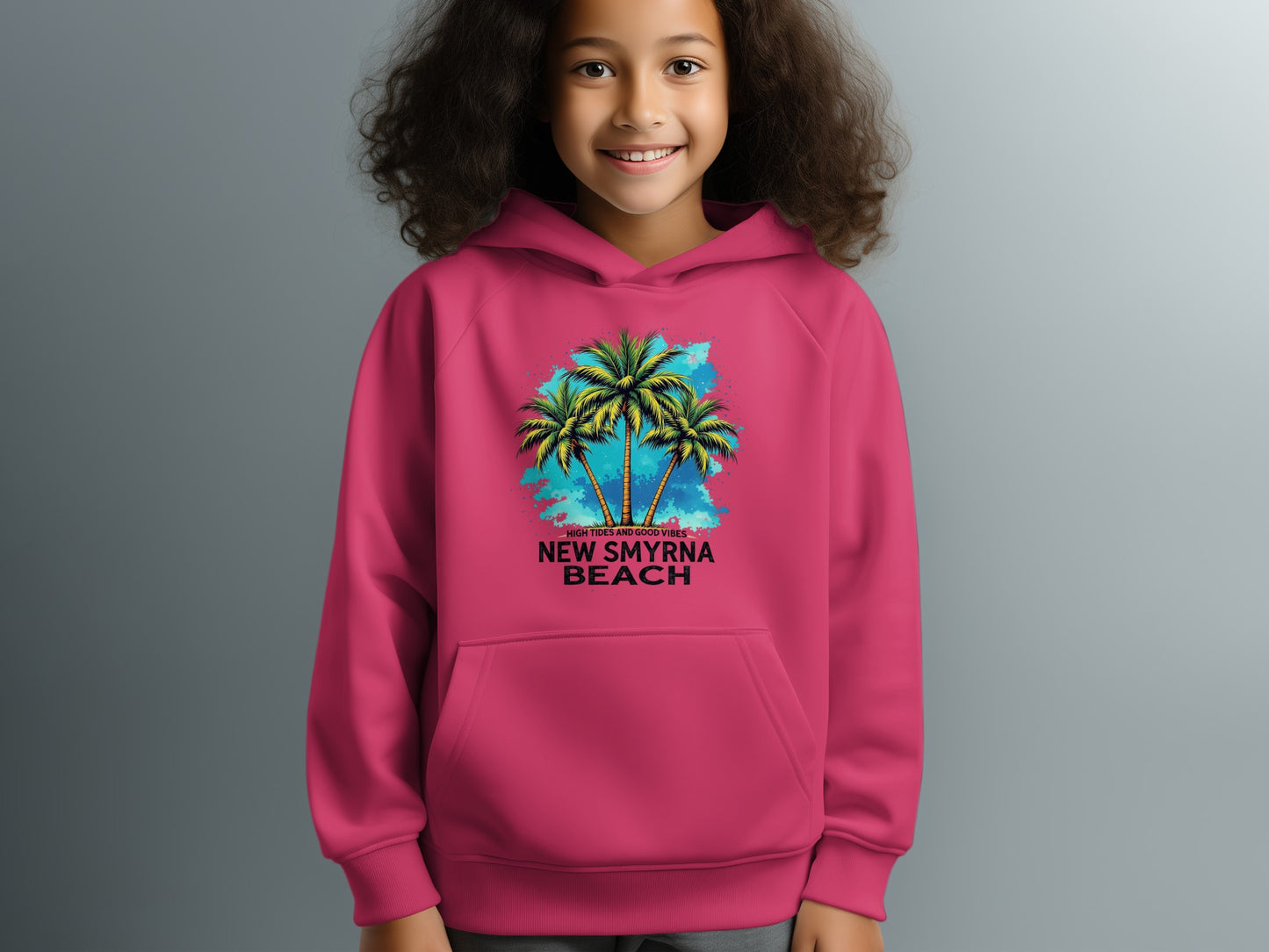 New Smyrna Beach Tropical Design Hoodie product