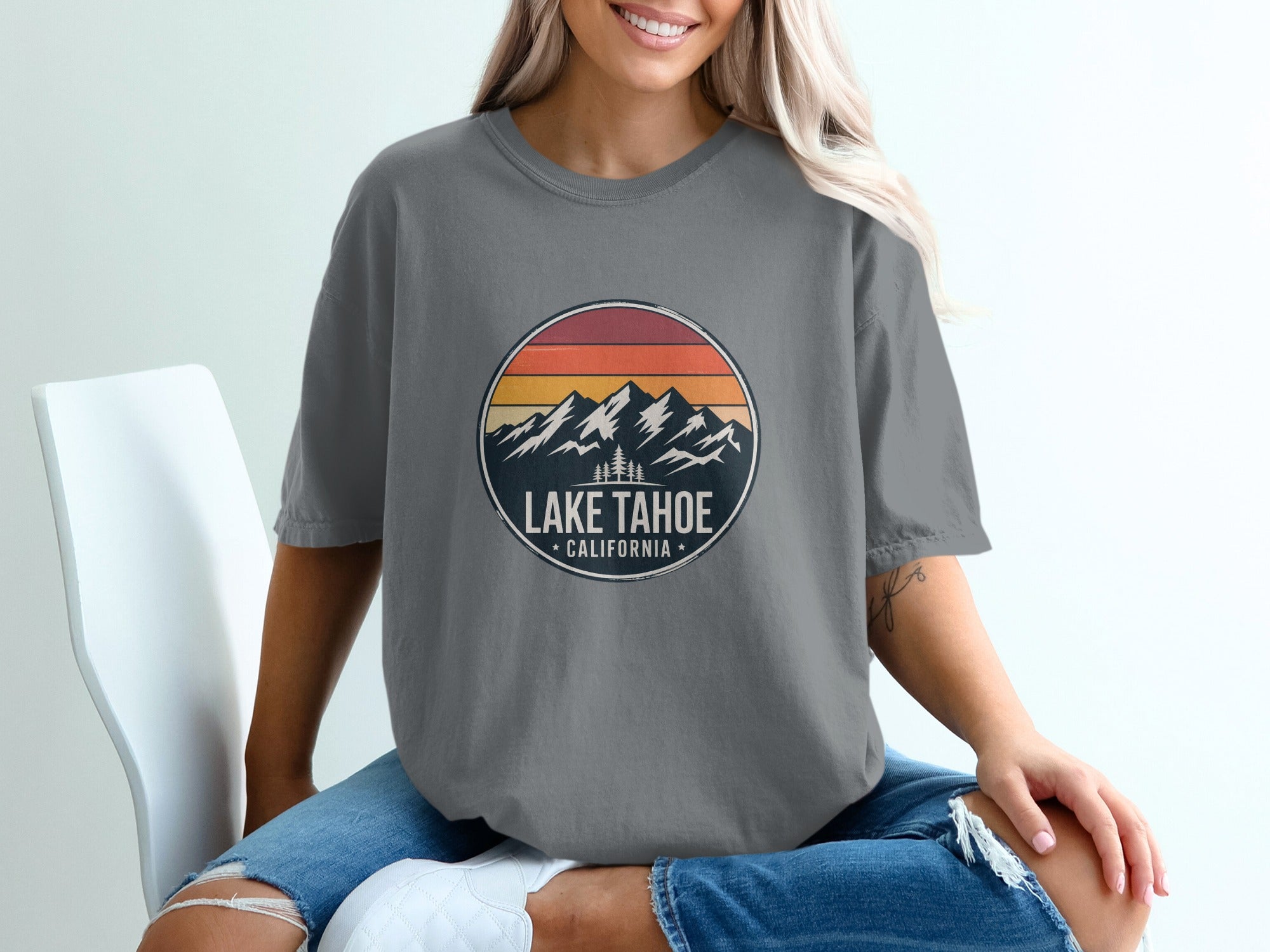 Lake Tahoe California Graphic Tee Shirt product type