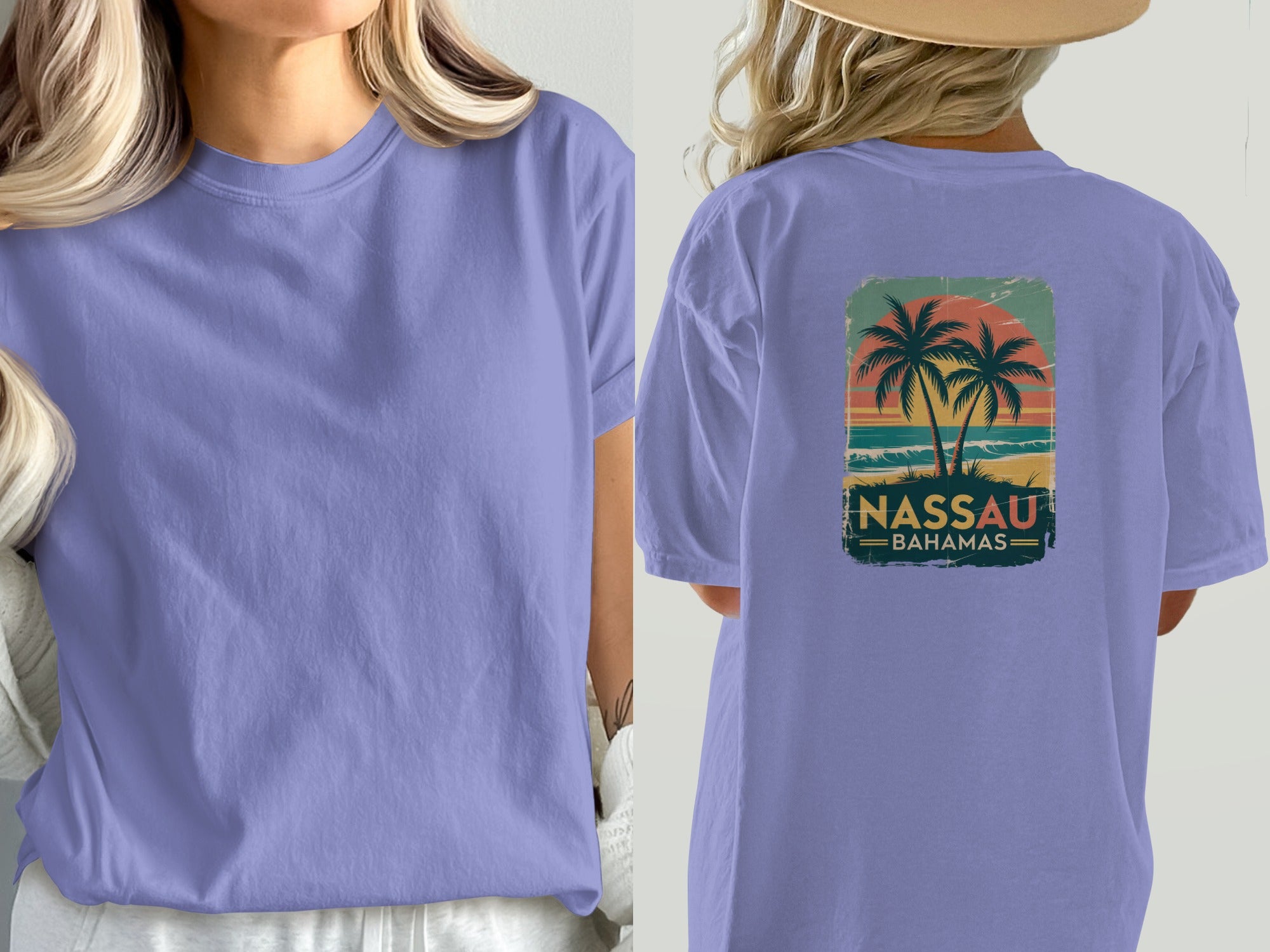 Nassau Bahamas Sunset Graphic T-Shirt product