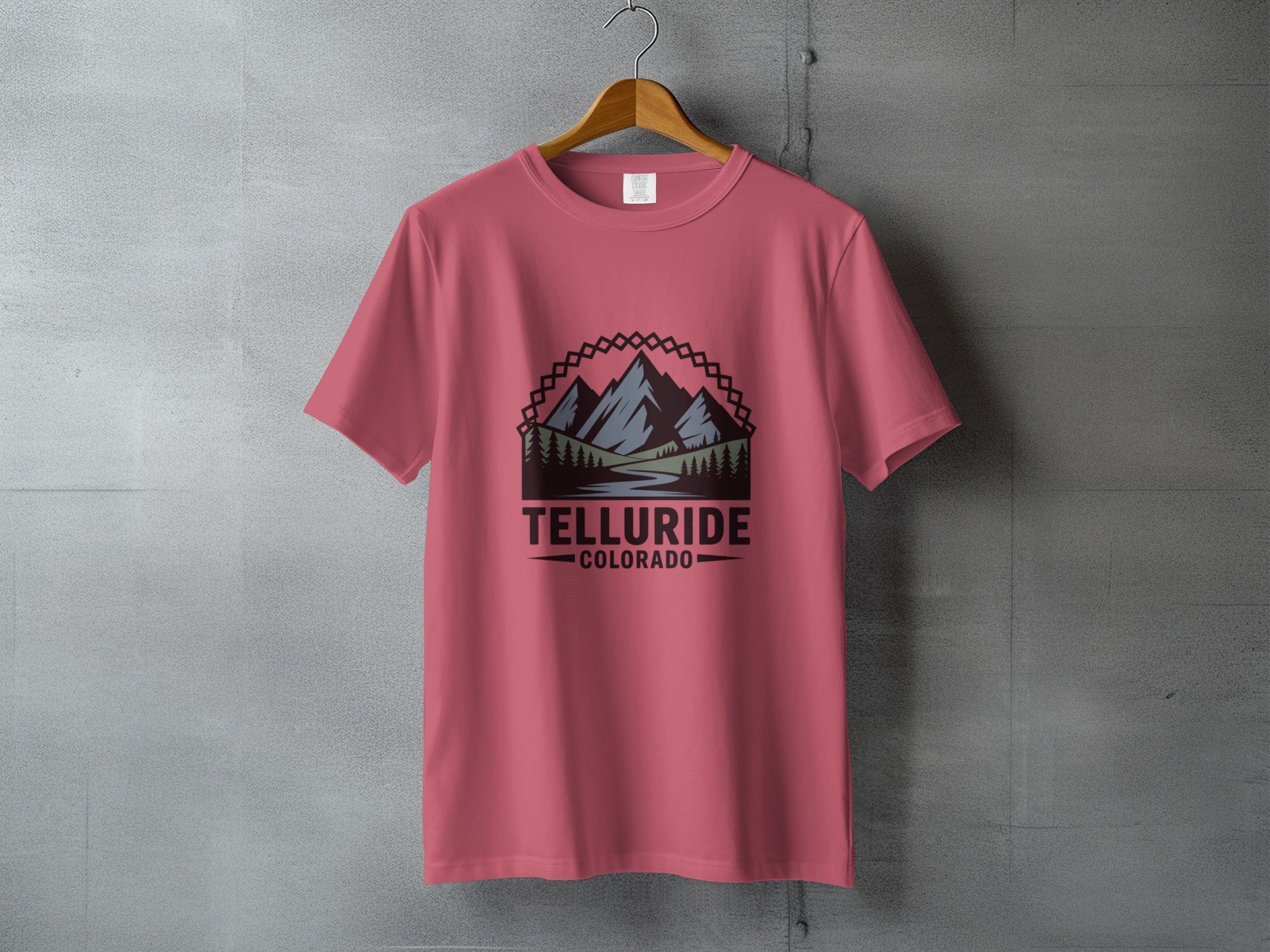 Telluride Colorado Custom Graphic T-Shirt Product