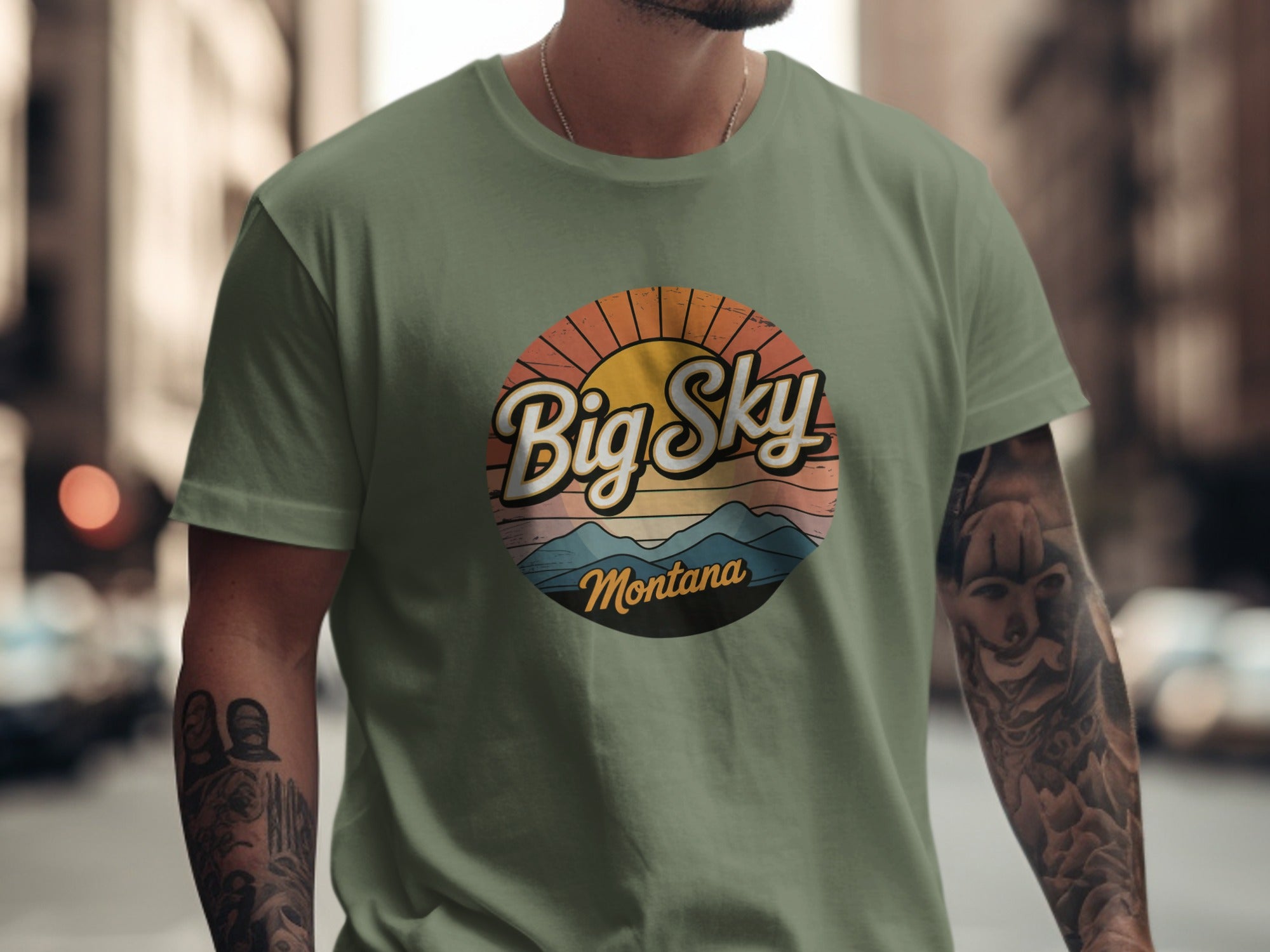 Big Sky Montana Vintage Style Graphic Tee product