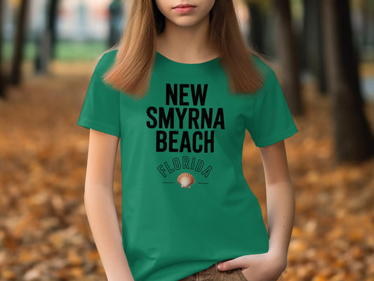New Smyrna Beach Florida Shell Graphic Shirt product