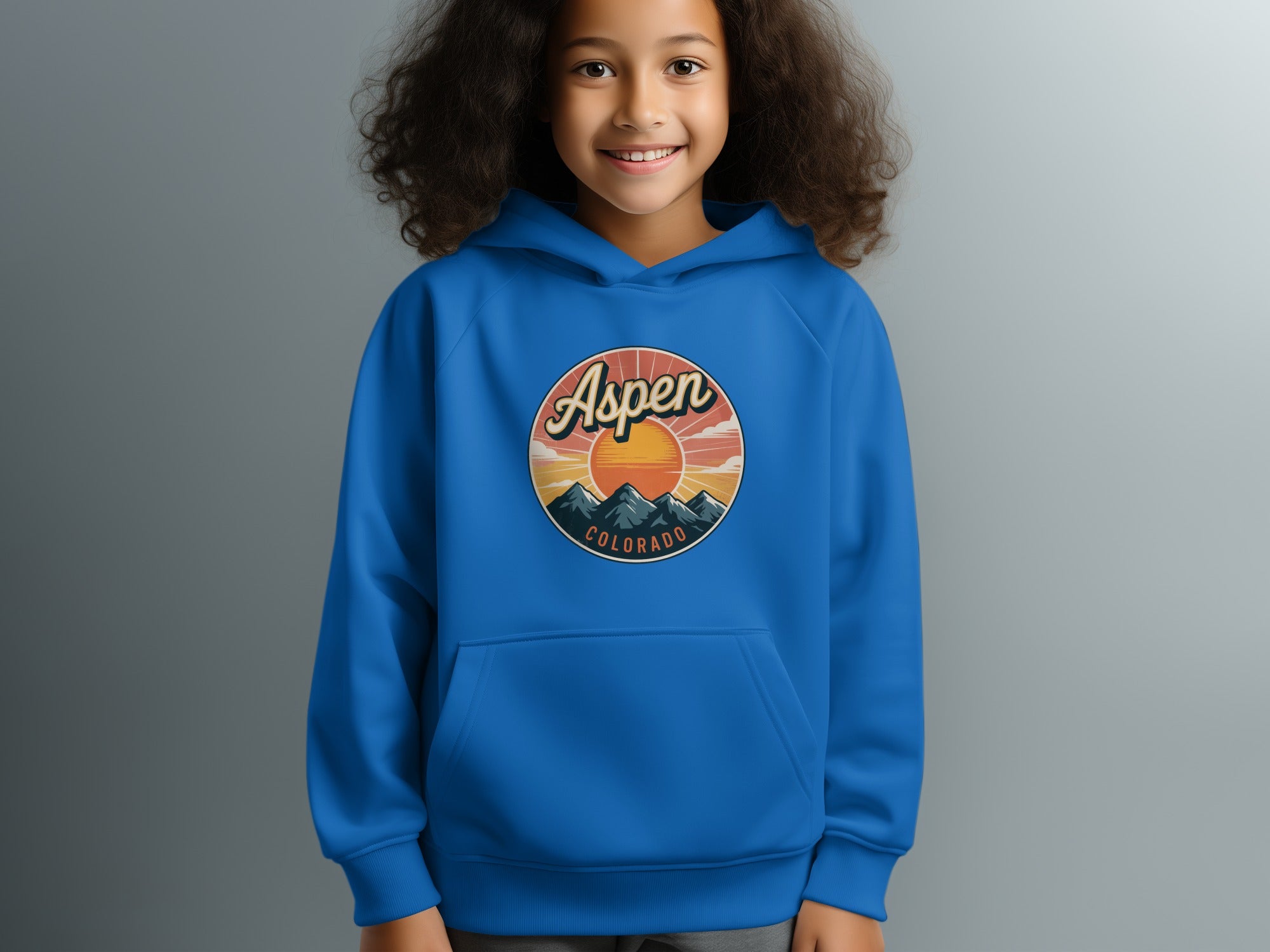 Aspen Colorado Scenic Hoodie for Kids