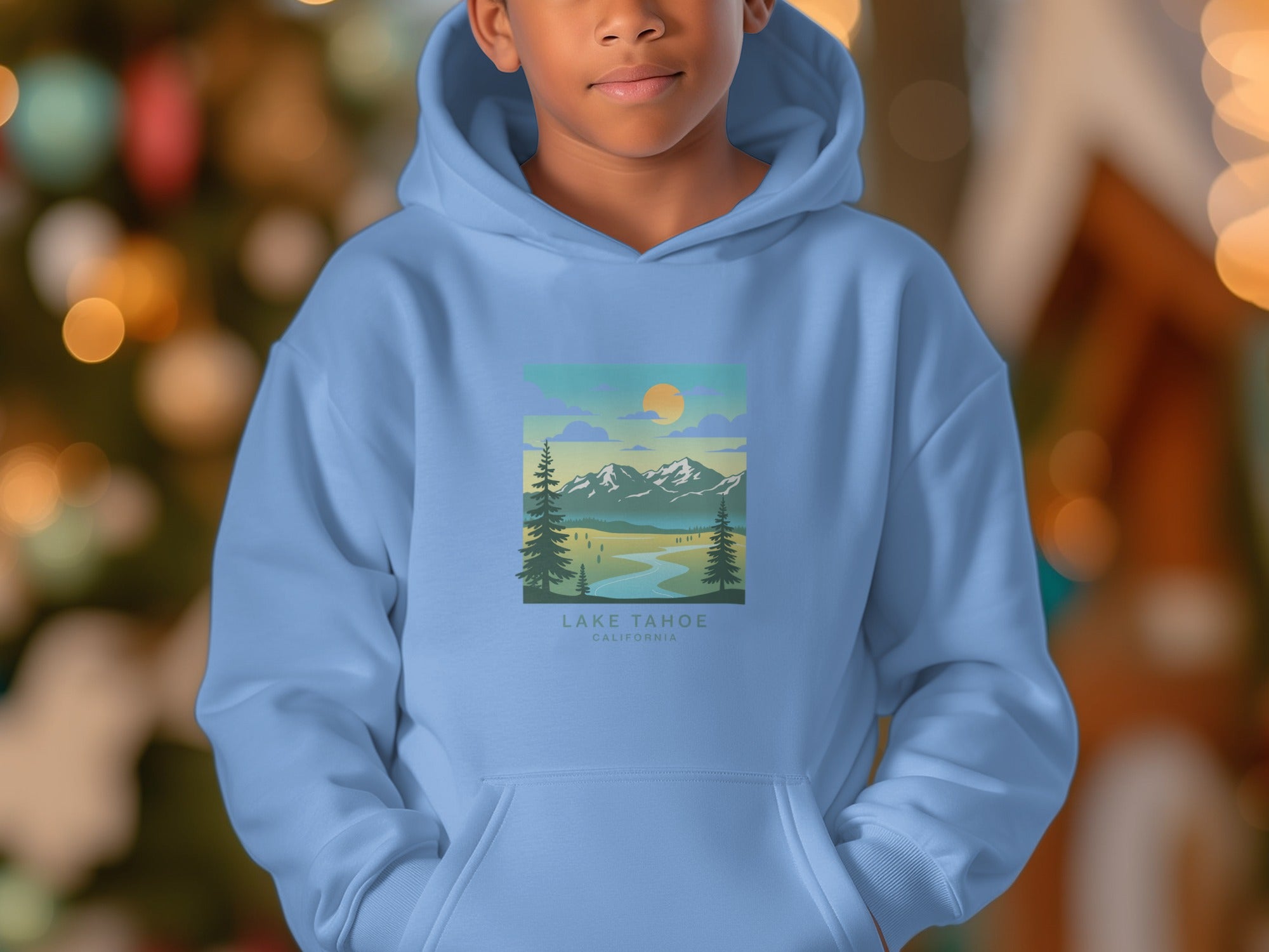 Lake Tahoe California Scenic Hoodie Sweatshirt