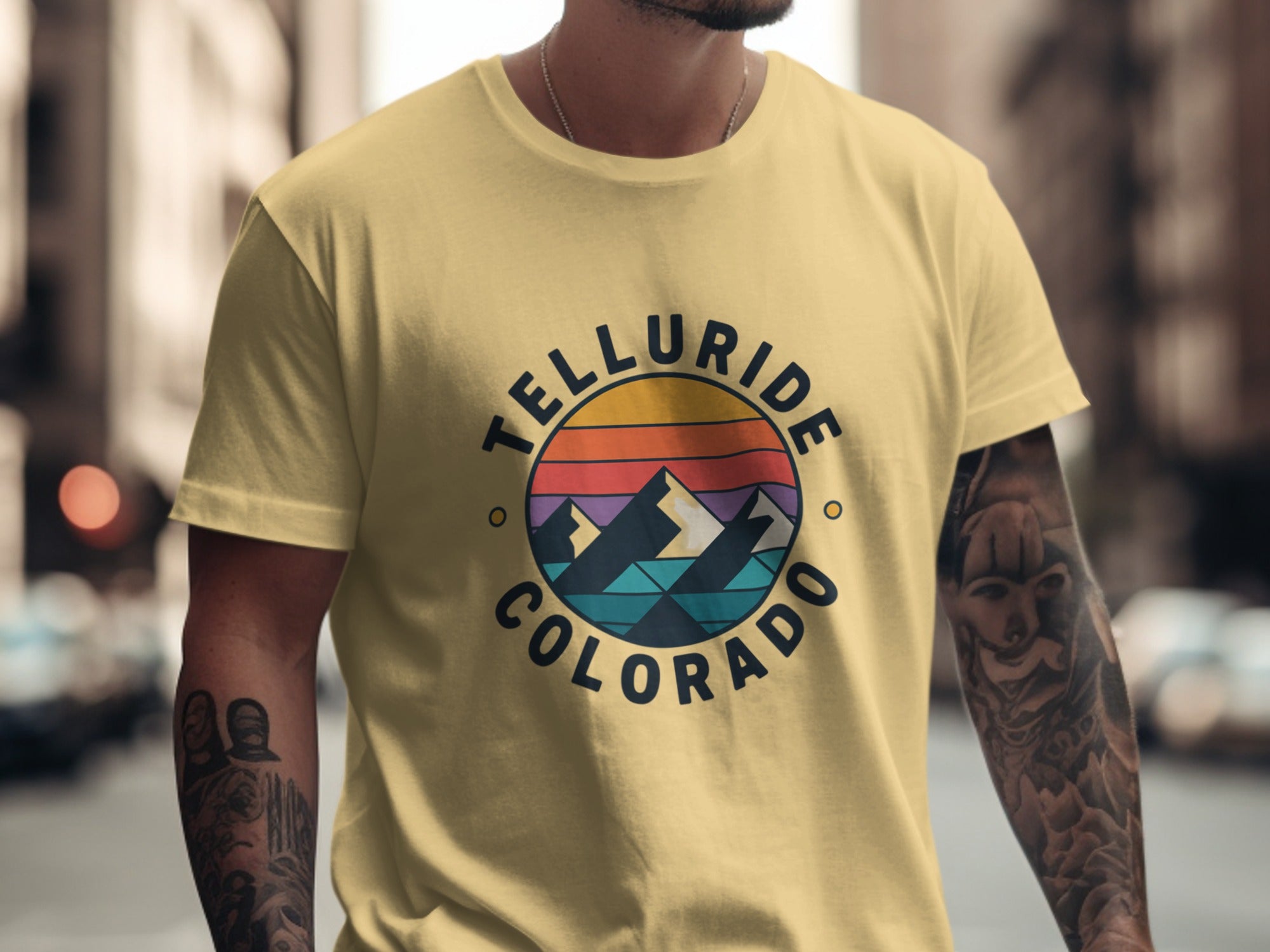 Telluride Colorado Scenic Mountain Graphic T-Shirt