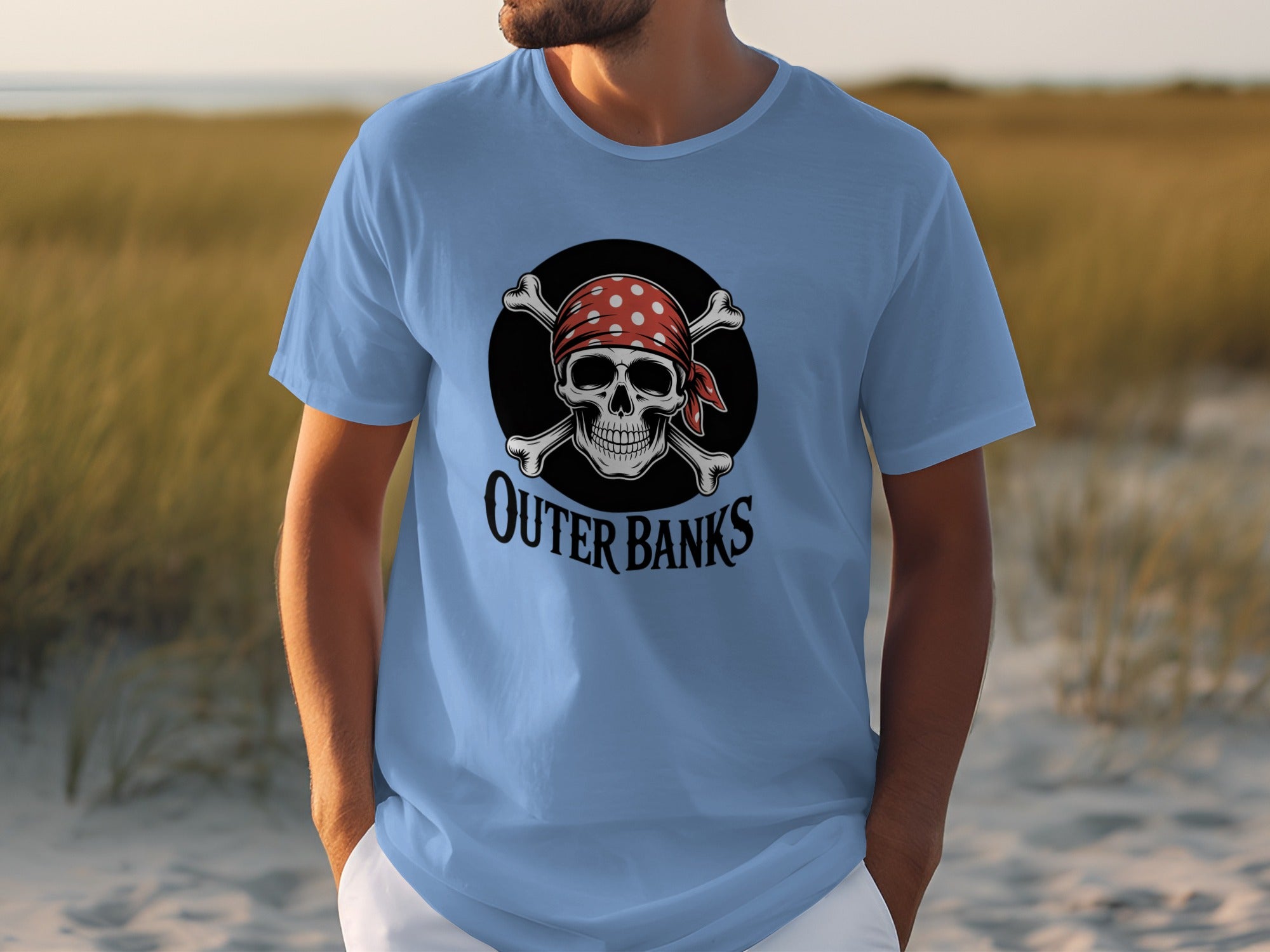 Outer Banks Skull and Crossbones Graphic T-Shirt product type
