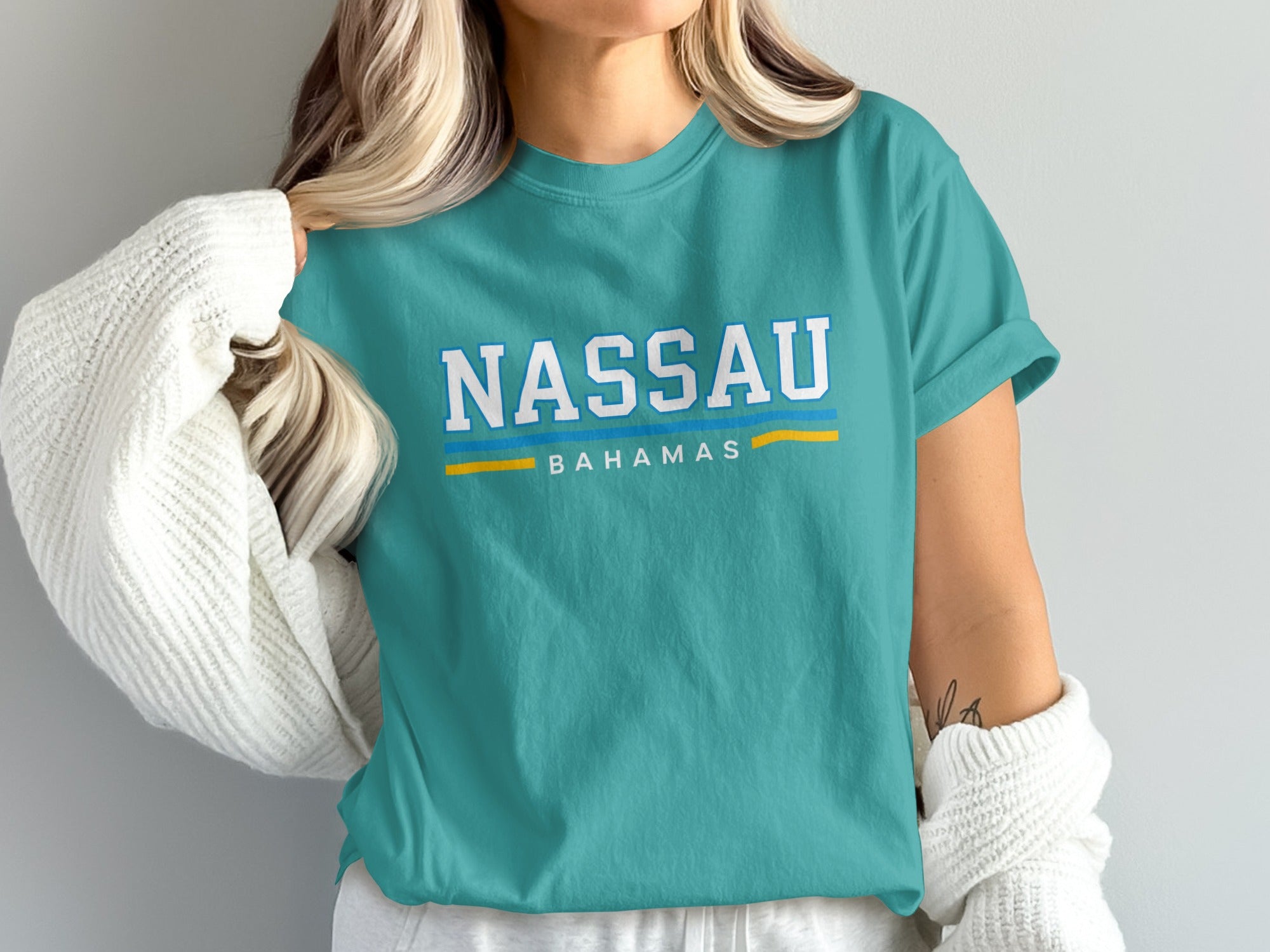 Nassau Bahamas Graphic Print Casual Wear Product