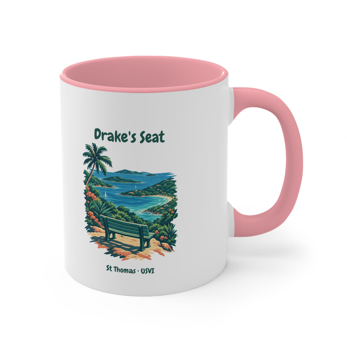 Drake's Seat St. Thomas USVI Accent Coffee Mug