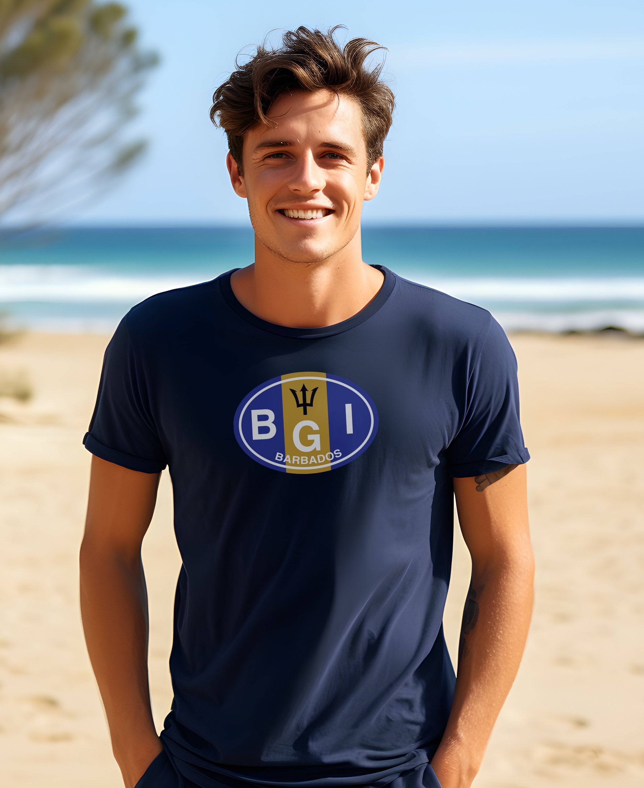 Barbados Mens T-Shirt – Bold Look for the Barbados Reggae Festival