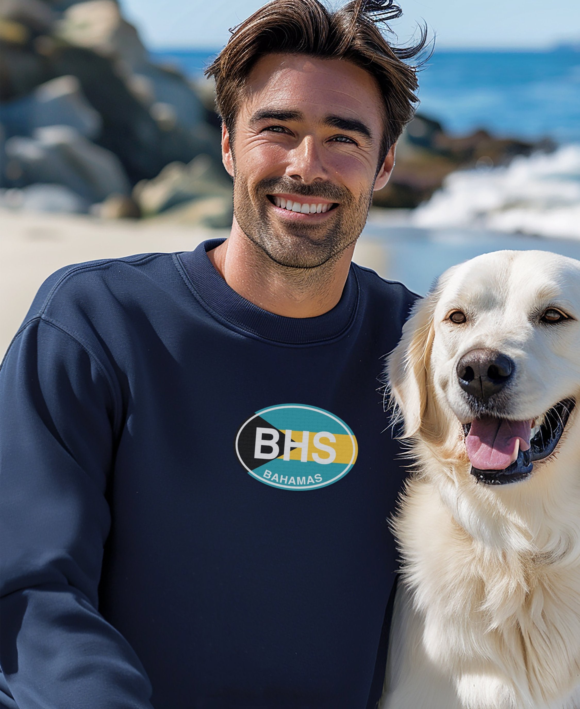 BHS Bahamas Logo Black Graphic Crewneck product