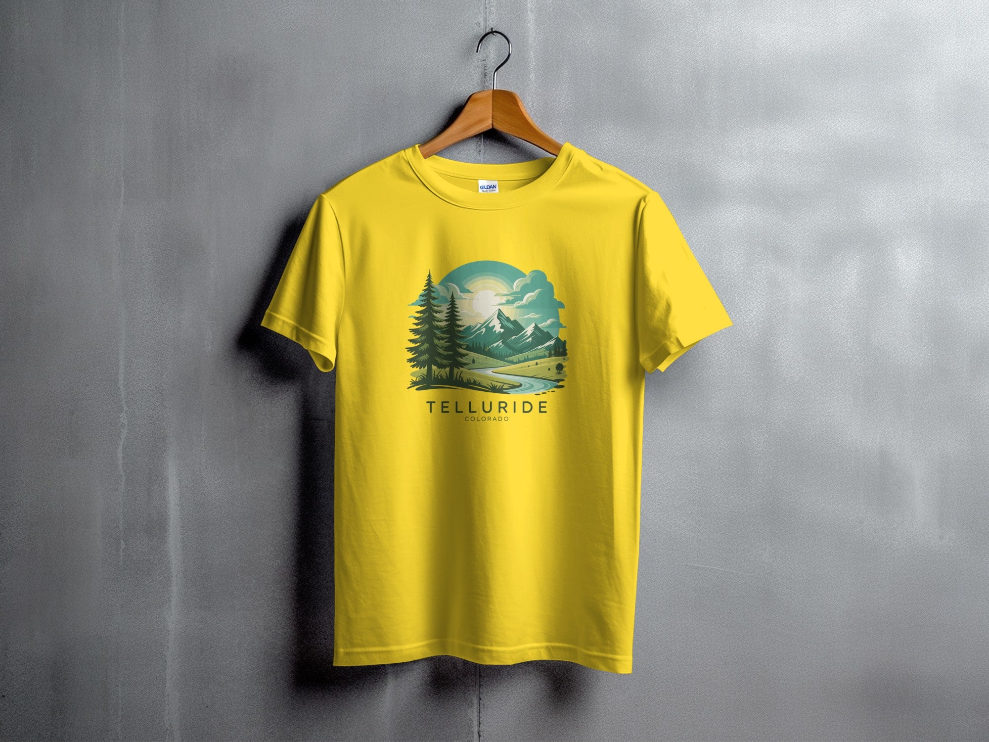 Telluride Colorado Scenic Mountain Graphic T-Shirt