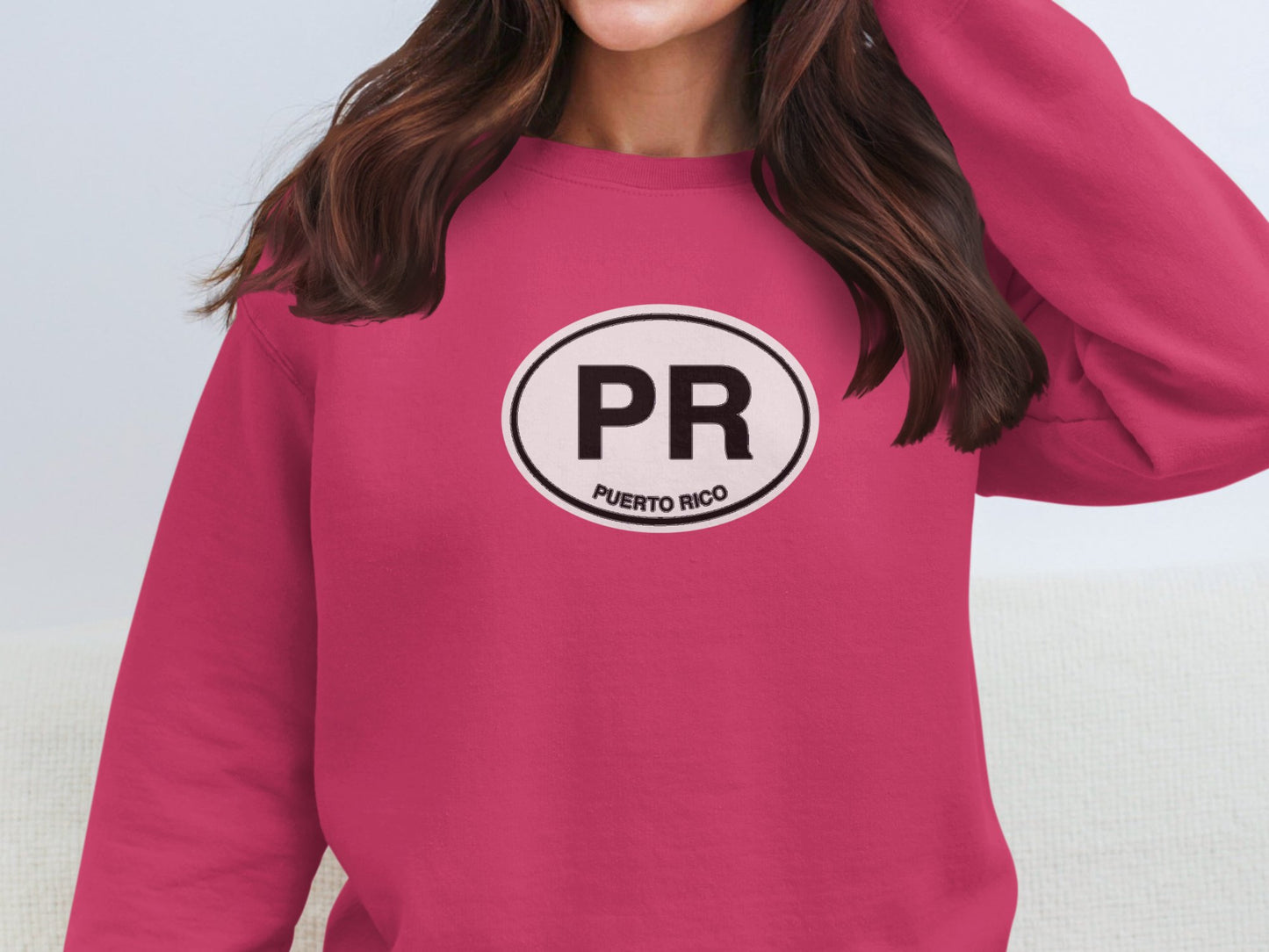 Puerto Rico Womens Sweatshirt Sand