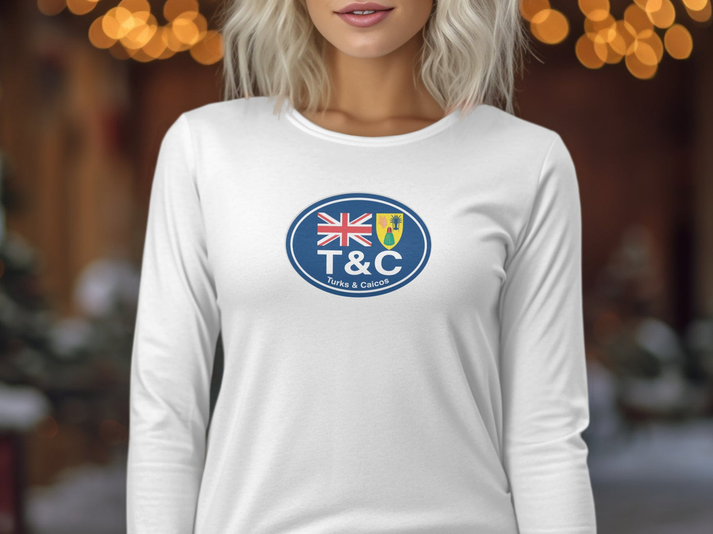 Turks and Caicos Conch Festival, Maskanoo Parade, Grace Bay Beach, Chalk Sound National Park, Womens Long Sleeve T-Shirt