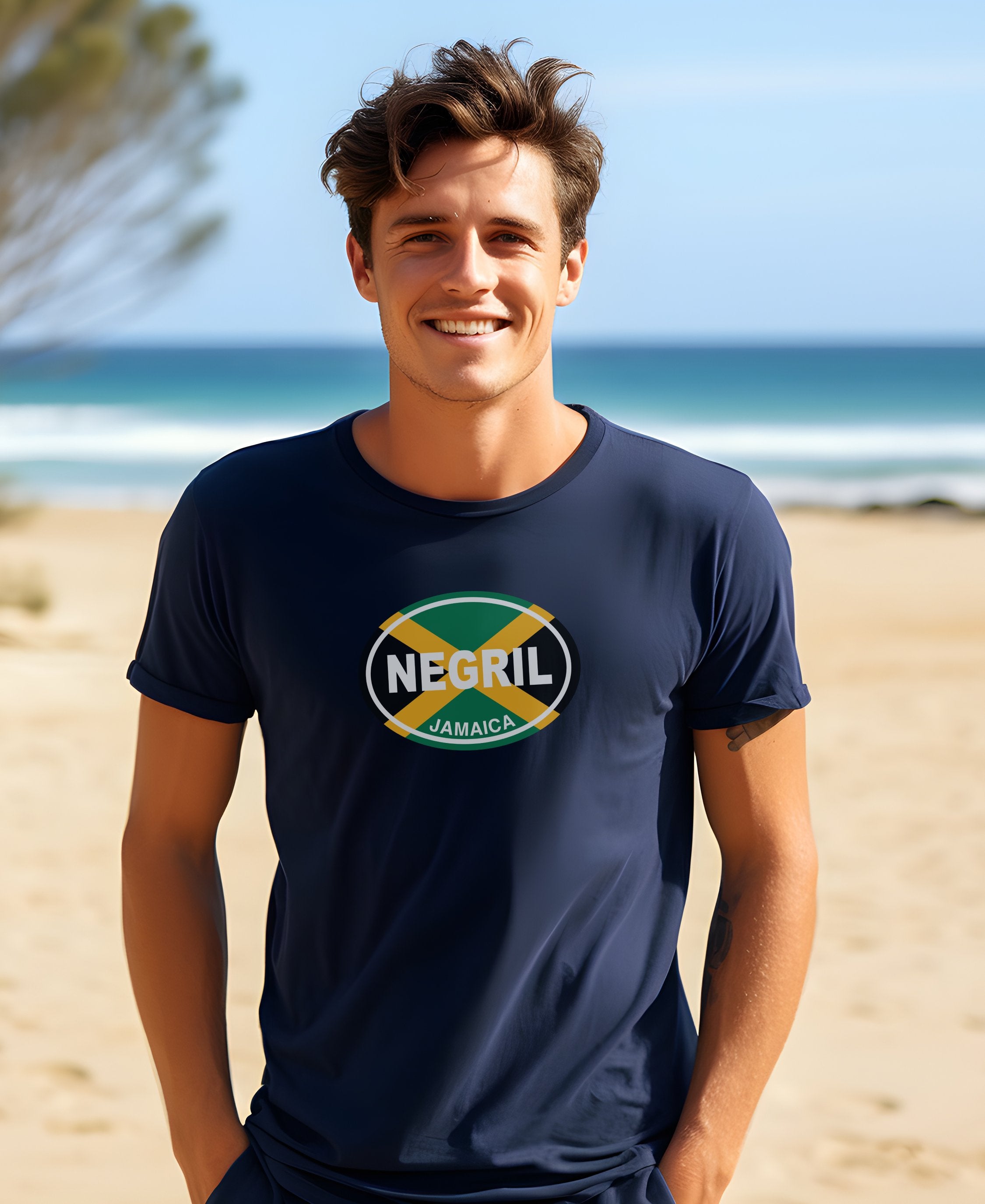 Negril Mens T-Shirt – Great for Negril’s Annual Bob Marley Birthday Bash