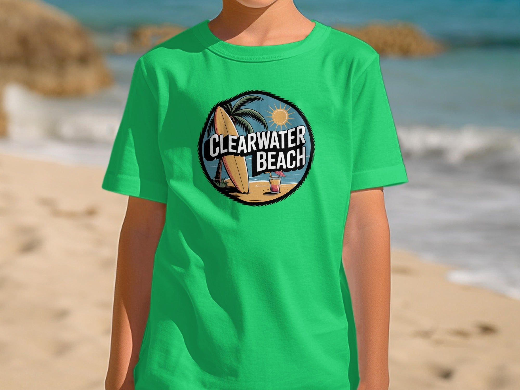 Clearwater Beach Graphic Print T-Shirt product type