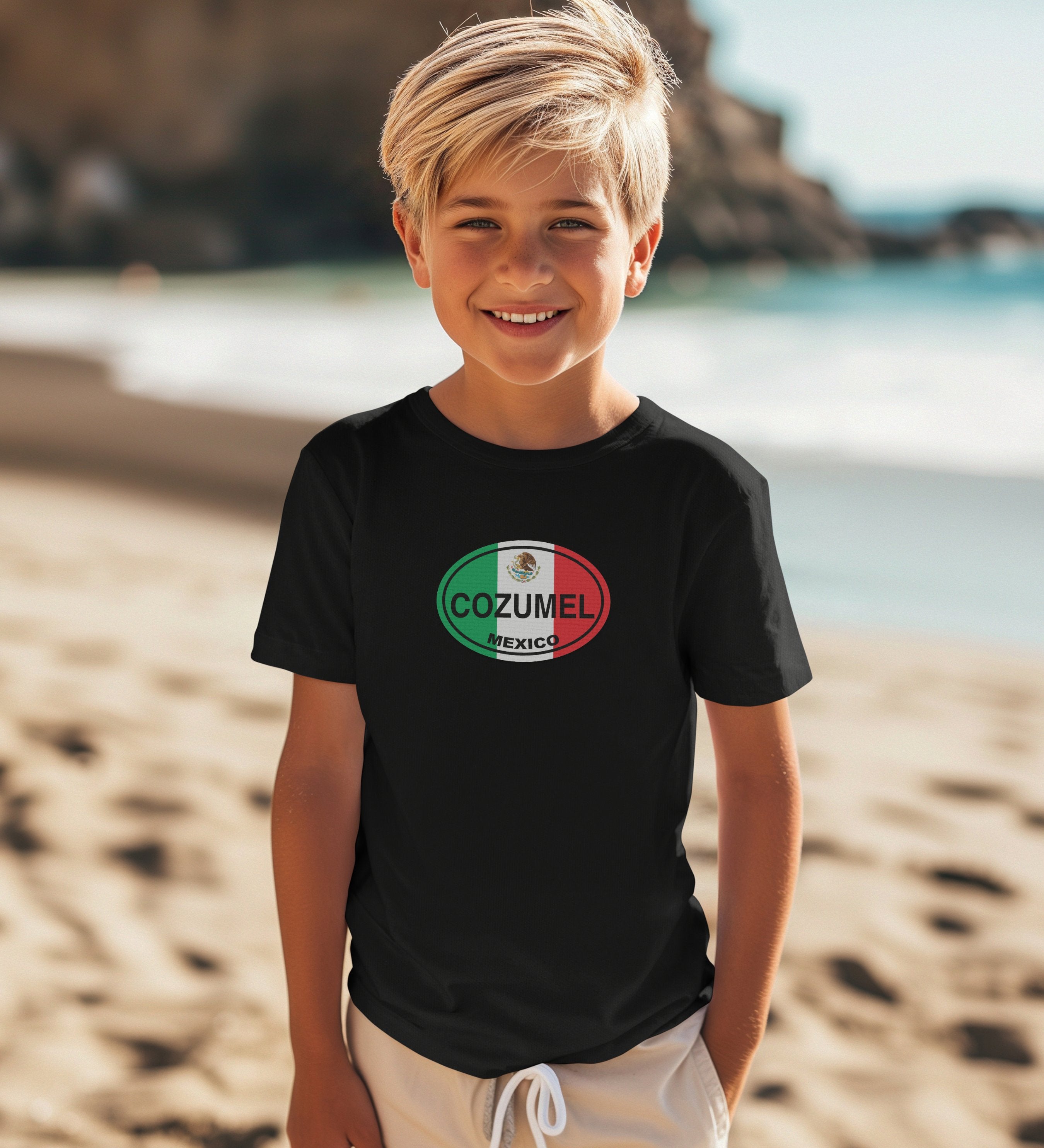 Cozumel gift for visiting Chankanaab Beach Adventure Park youth clothing and travel souvenirs