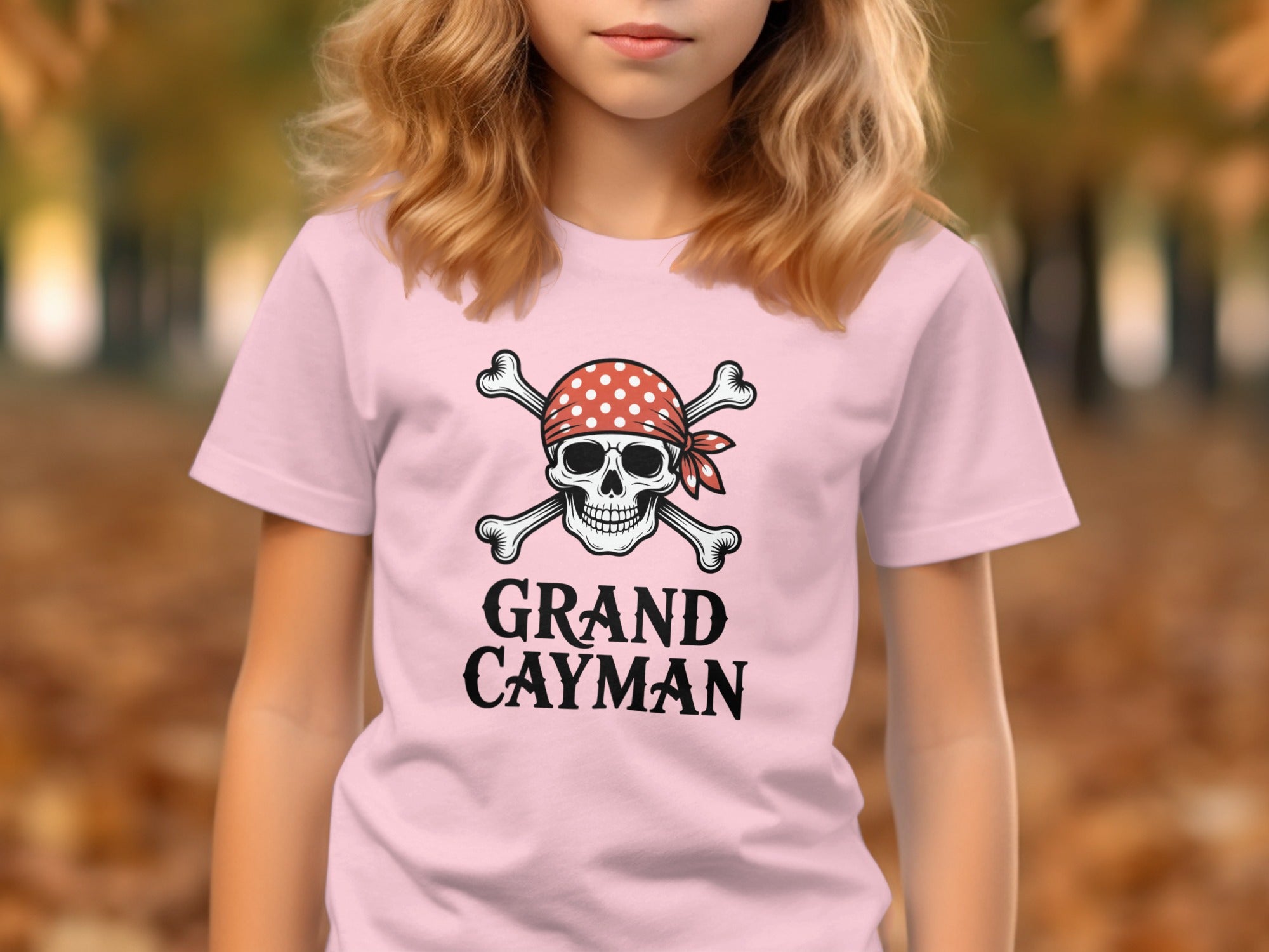 Grand Cayman Pirate Skull Graphic Design T-shirt product
