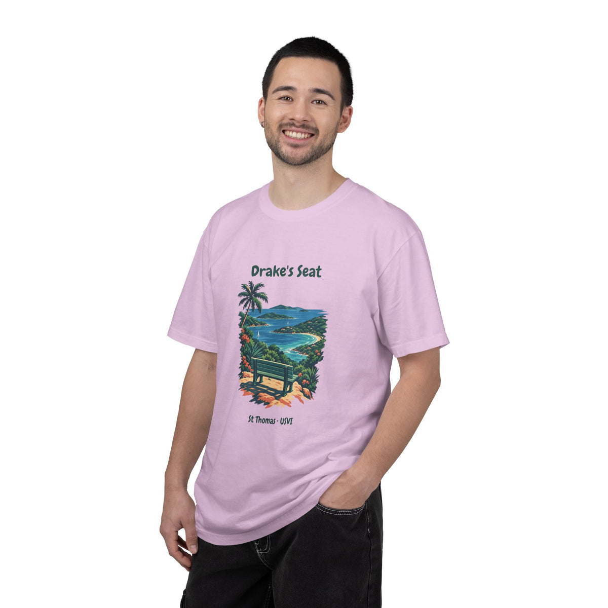 Drake's Seat St. Thomas USVI Comfort Colors 1717 T-Shirt