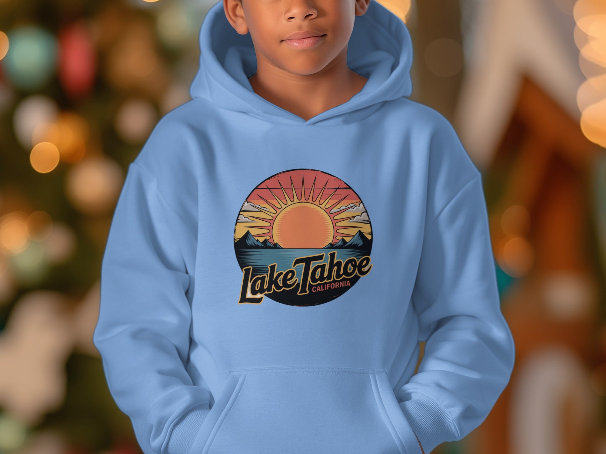 Lake Tahoe California Sun Hoodie for Comfortable Wear