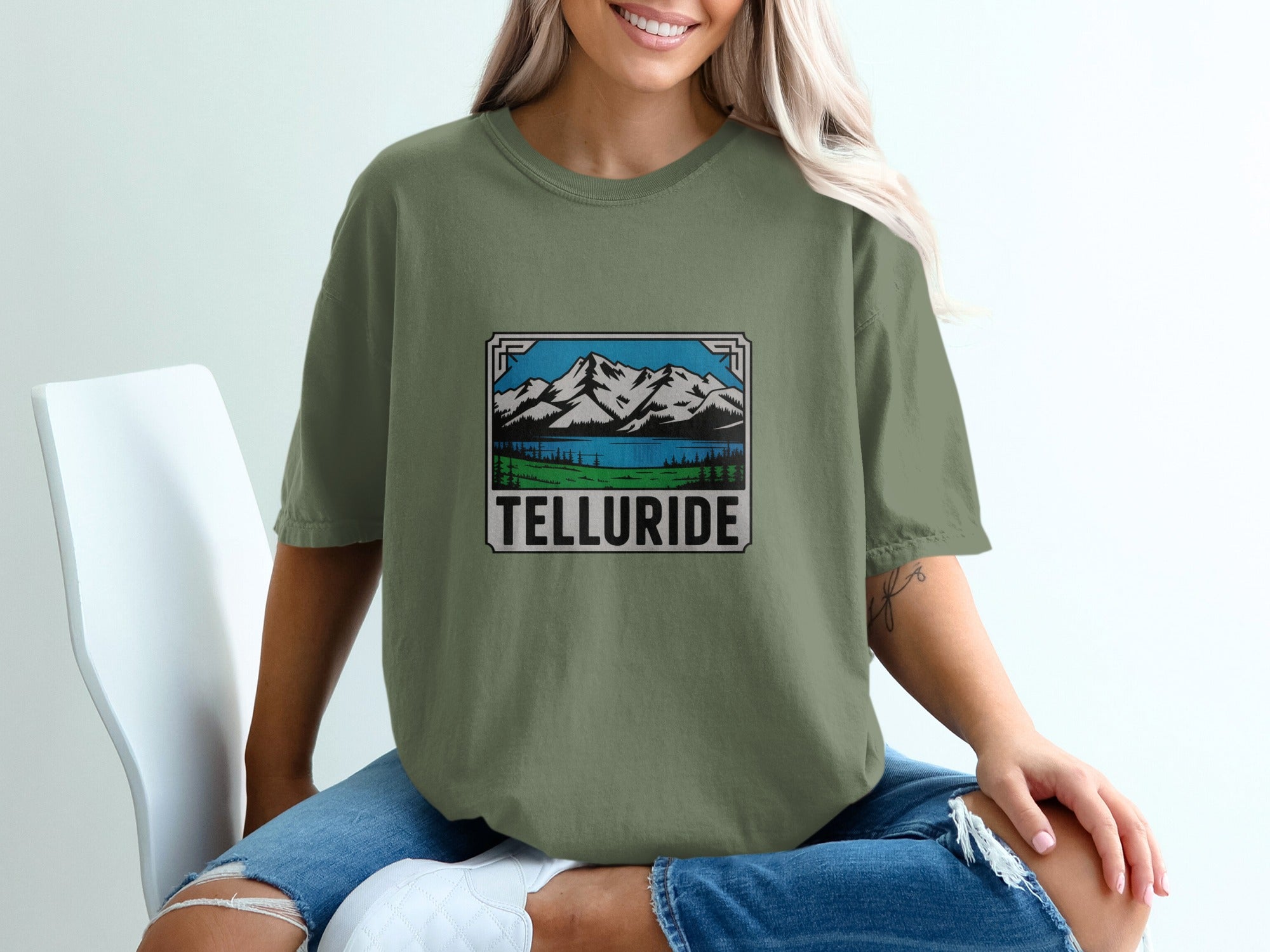 Telluride Scenic Mountains Graphic T Shirt product