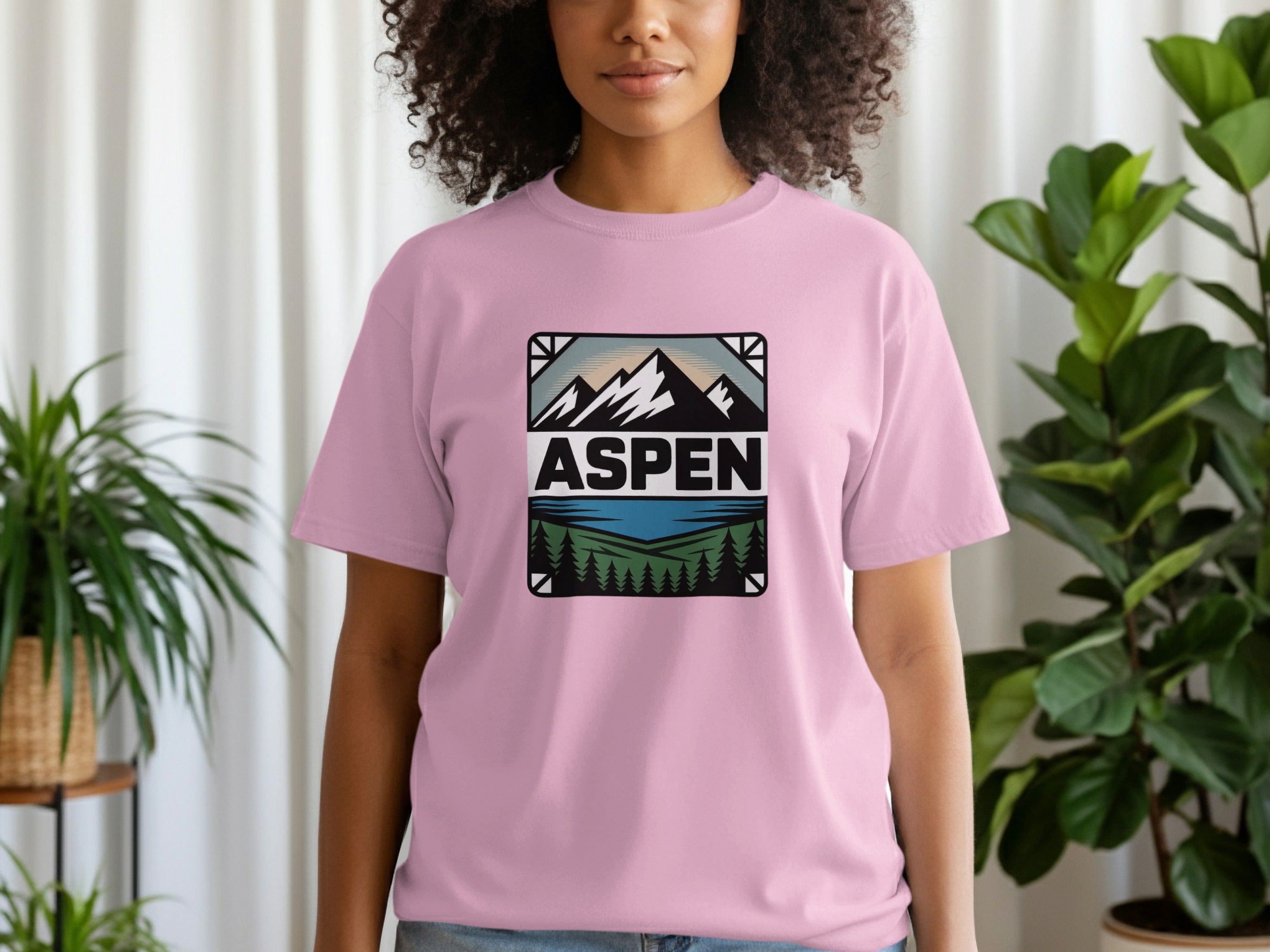 Aspen Mountain Graphic T-Shirt for Casual Outfit product type